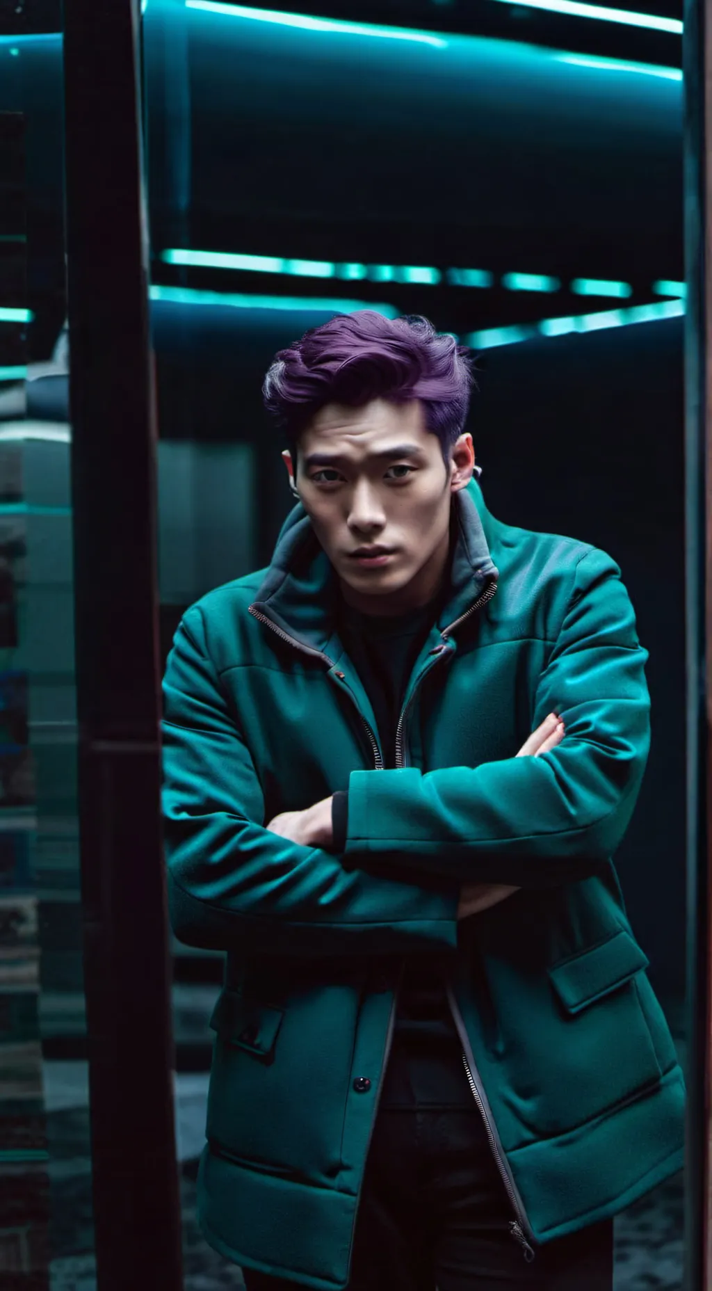 ai character: Thanos squid game background