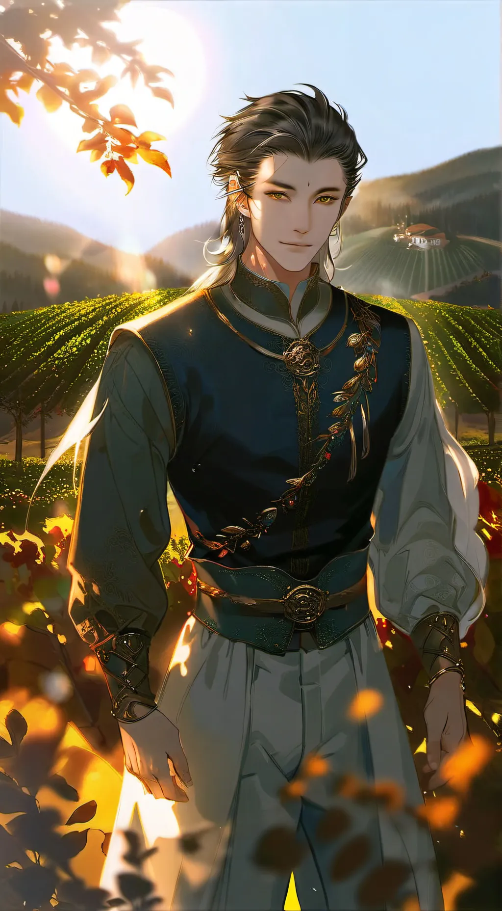 ai character: Pinot, Crownprince background