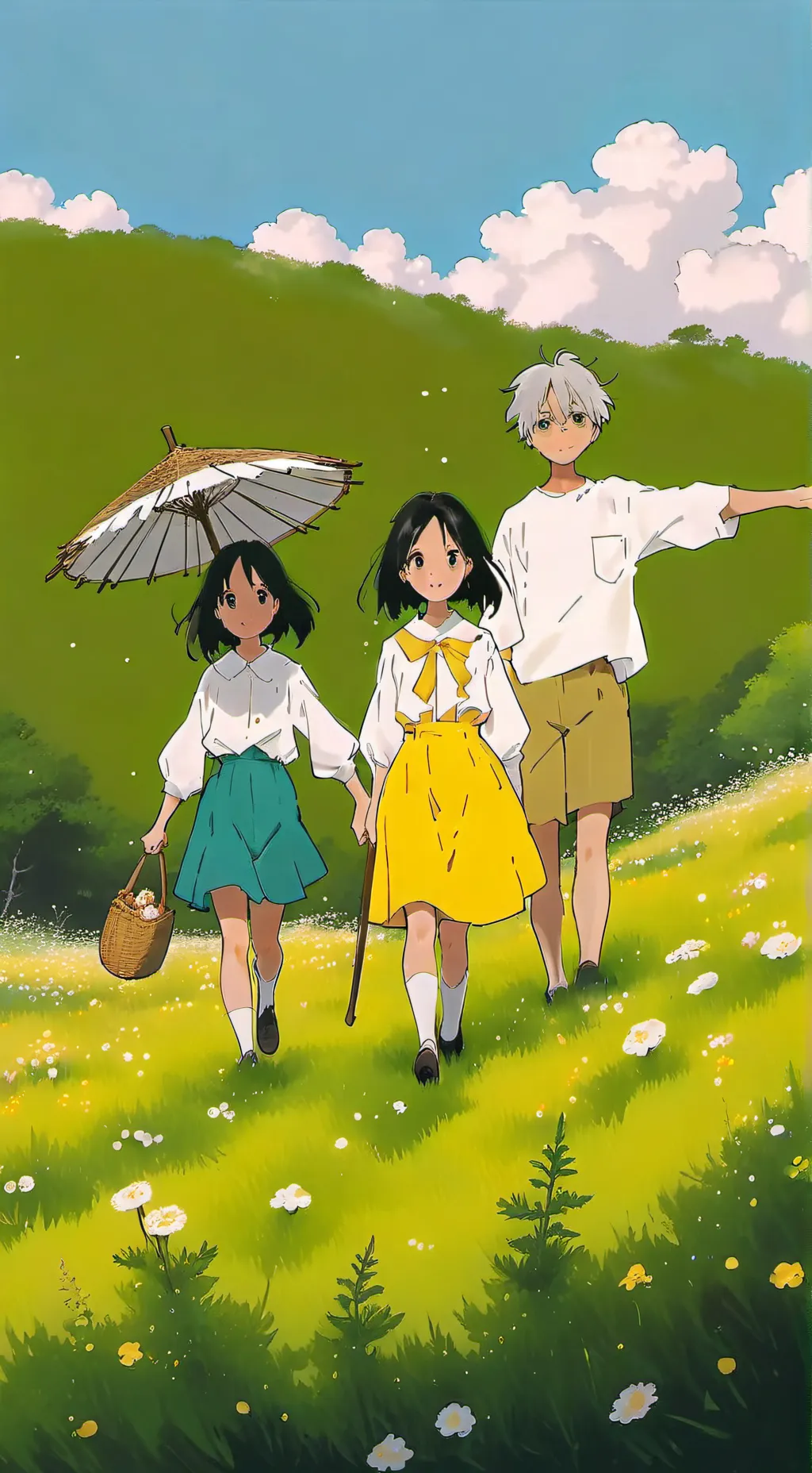 ai character: chicas bullying  background