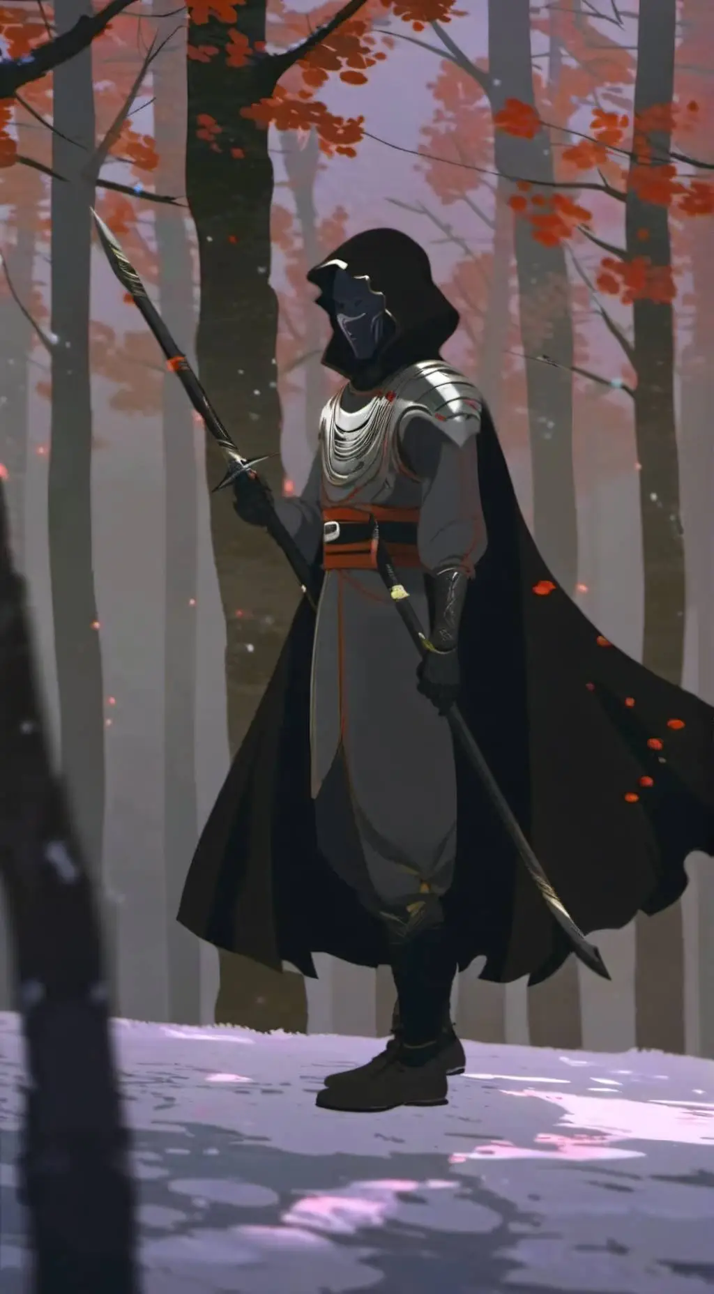 ai character: Headless horseman  background