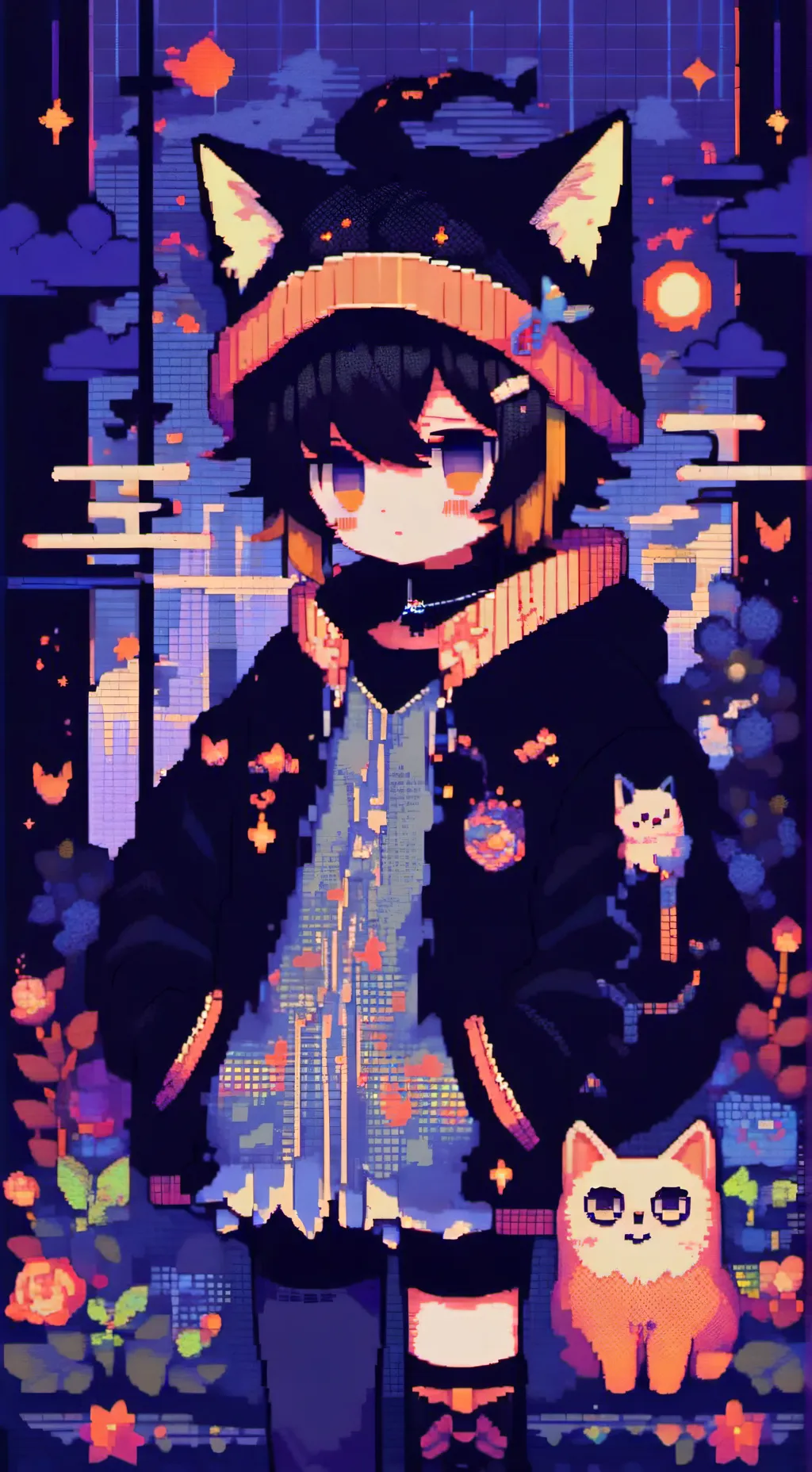 ai character: kitty kitty background