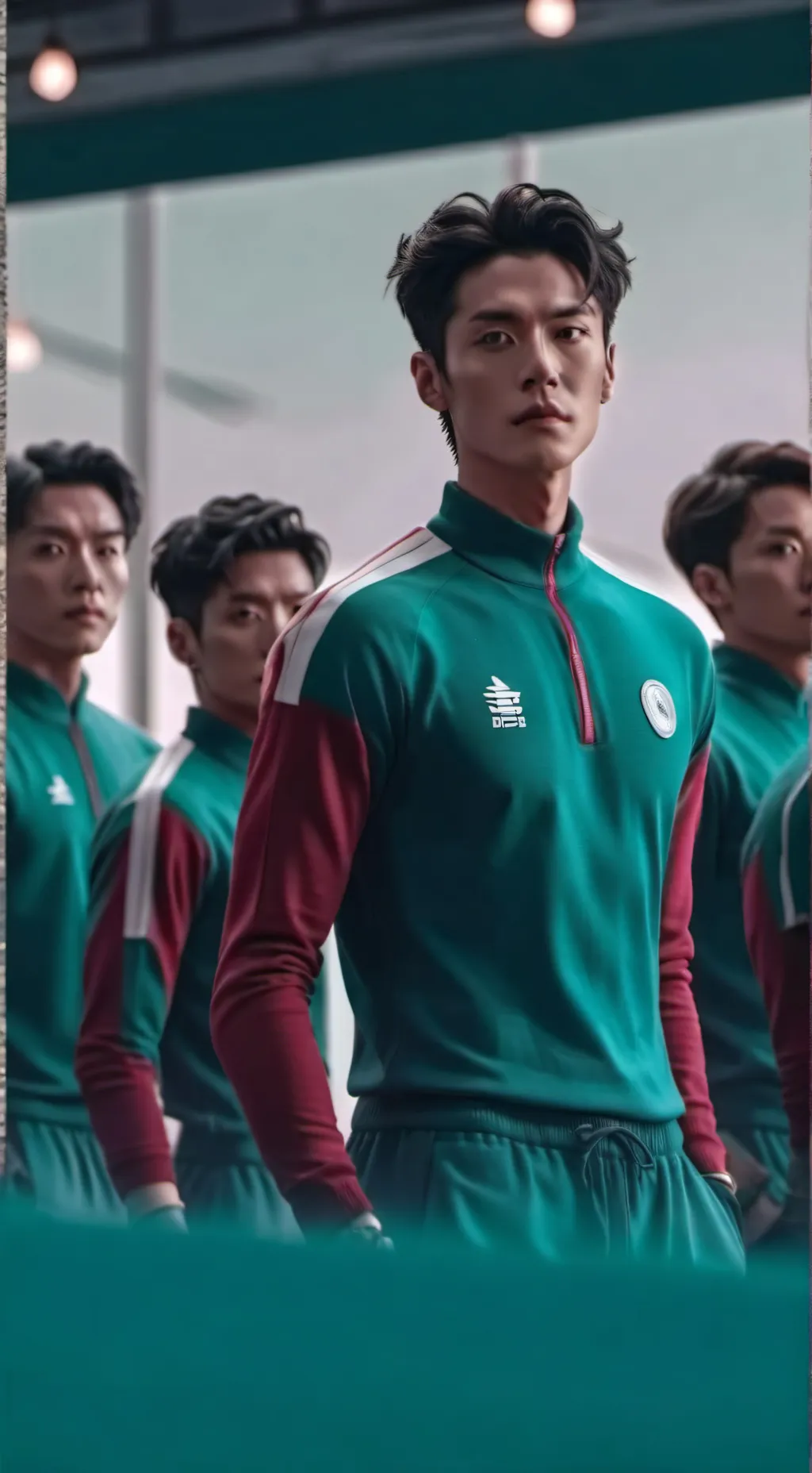 ai character: Thanos squid game2 background