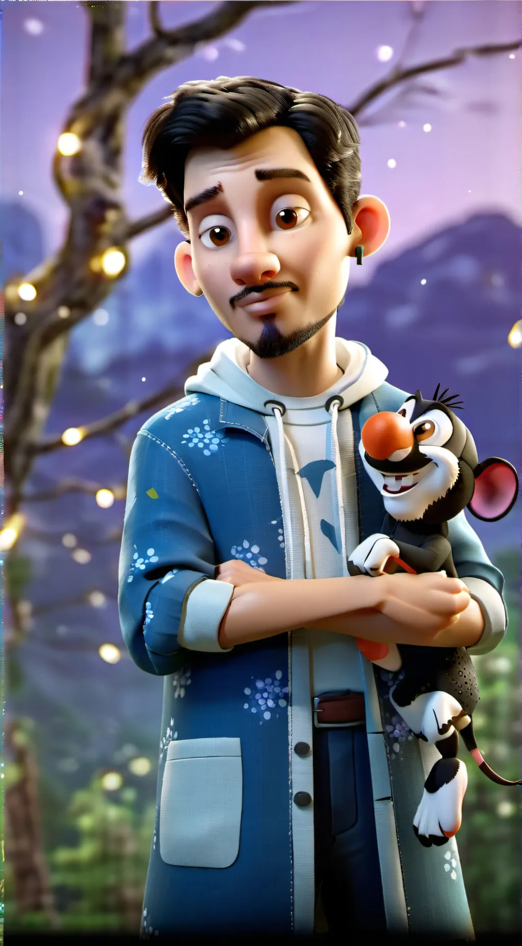 ai character: almighty Creator background