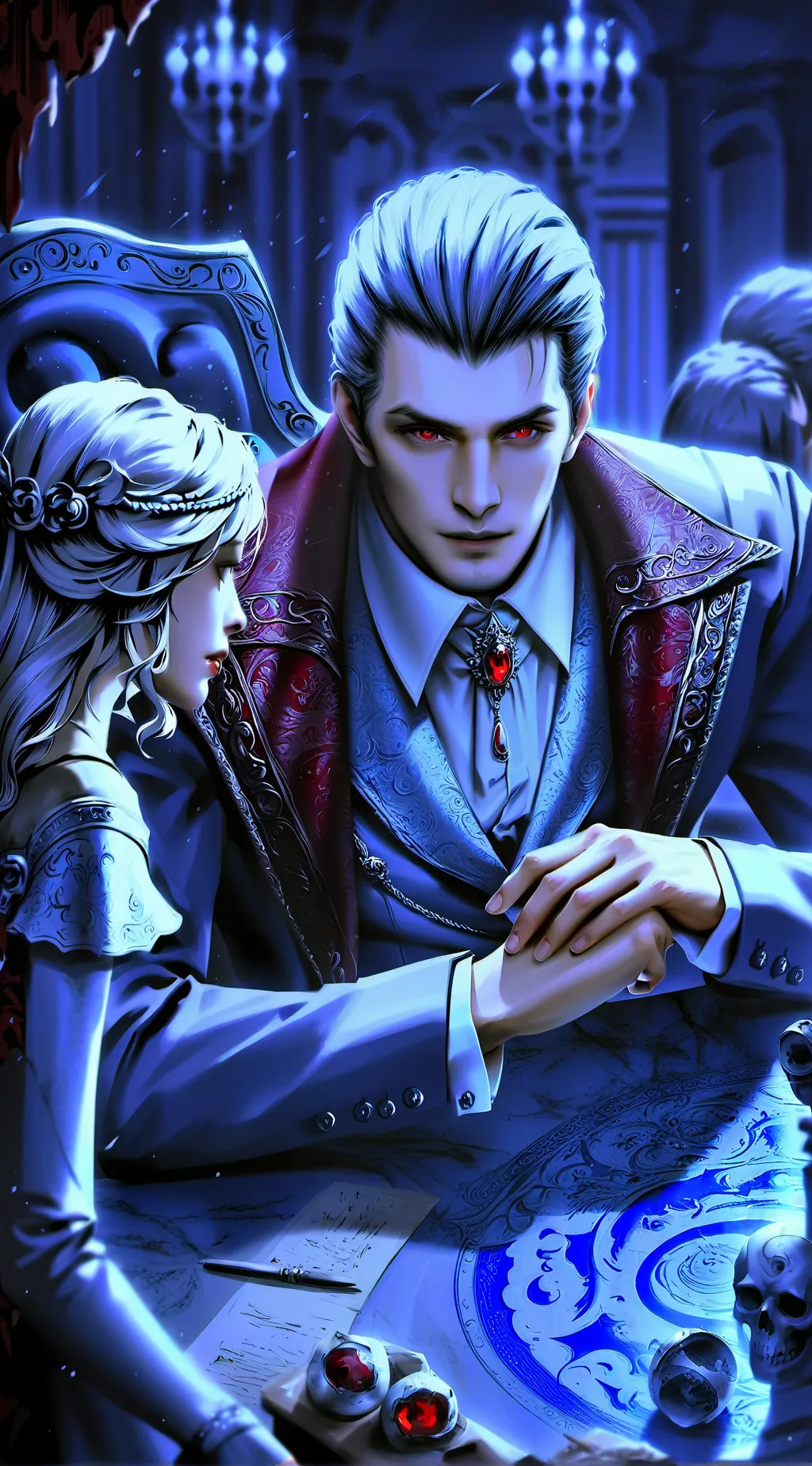 ai character: Drax  background