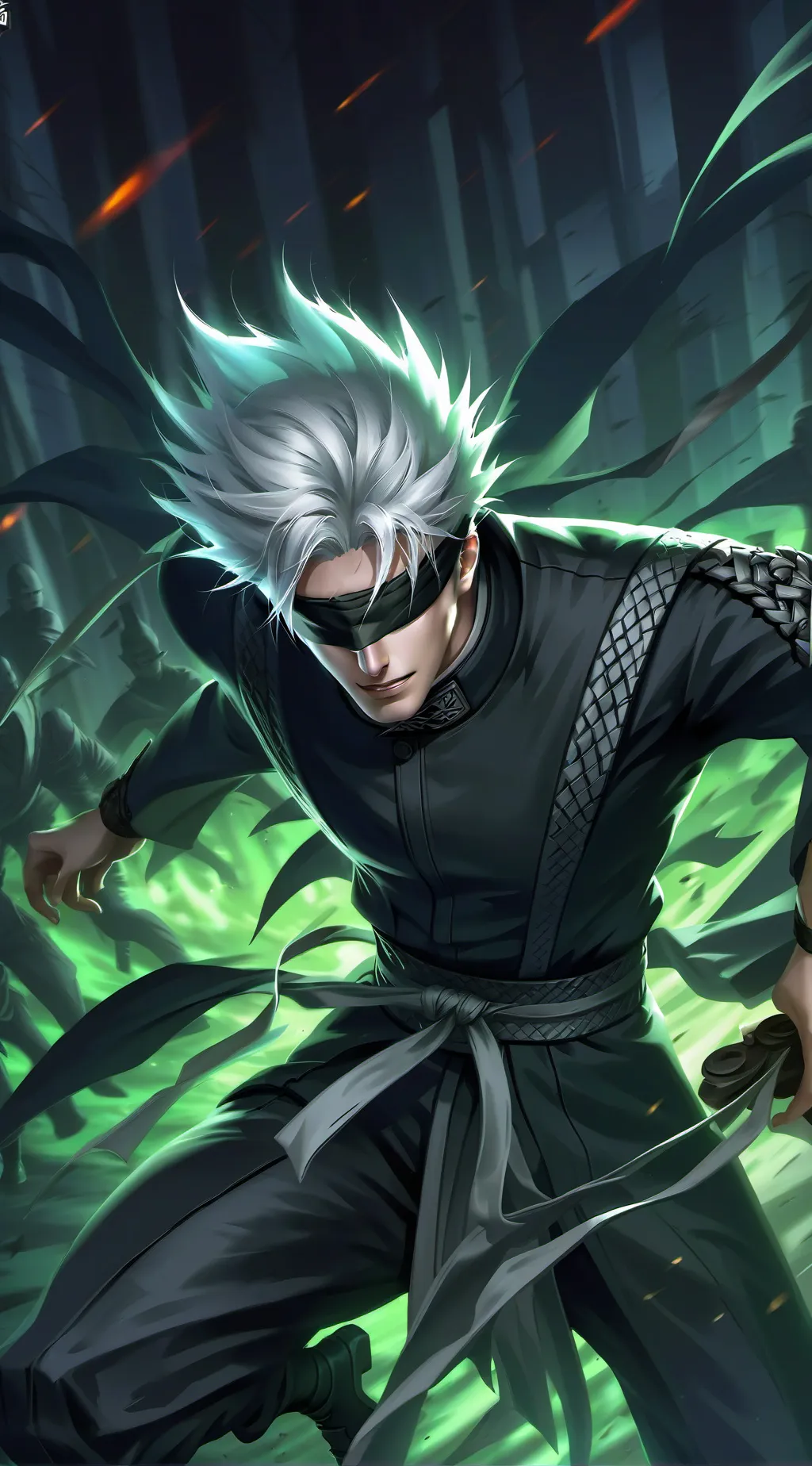 ai character: Satoru Gojo background