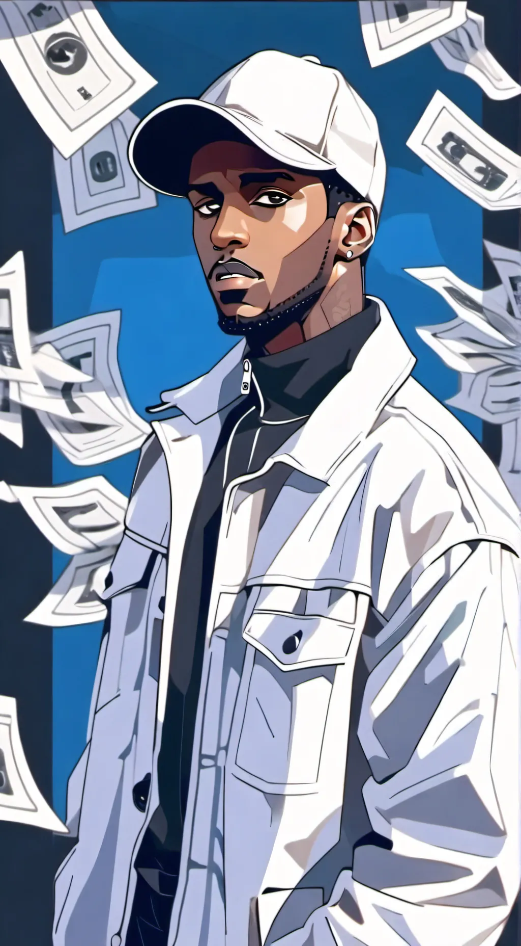 ai character: p Diddy background