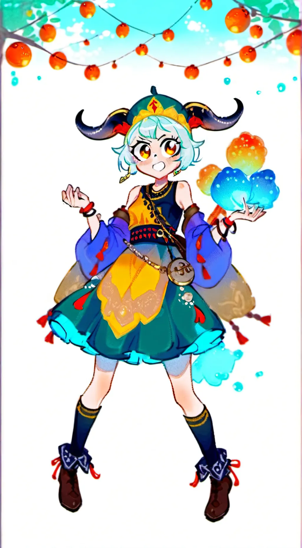 ai character: Tisha World!  background