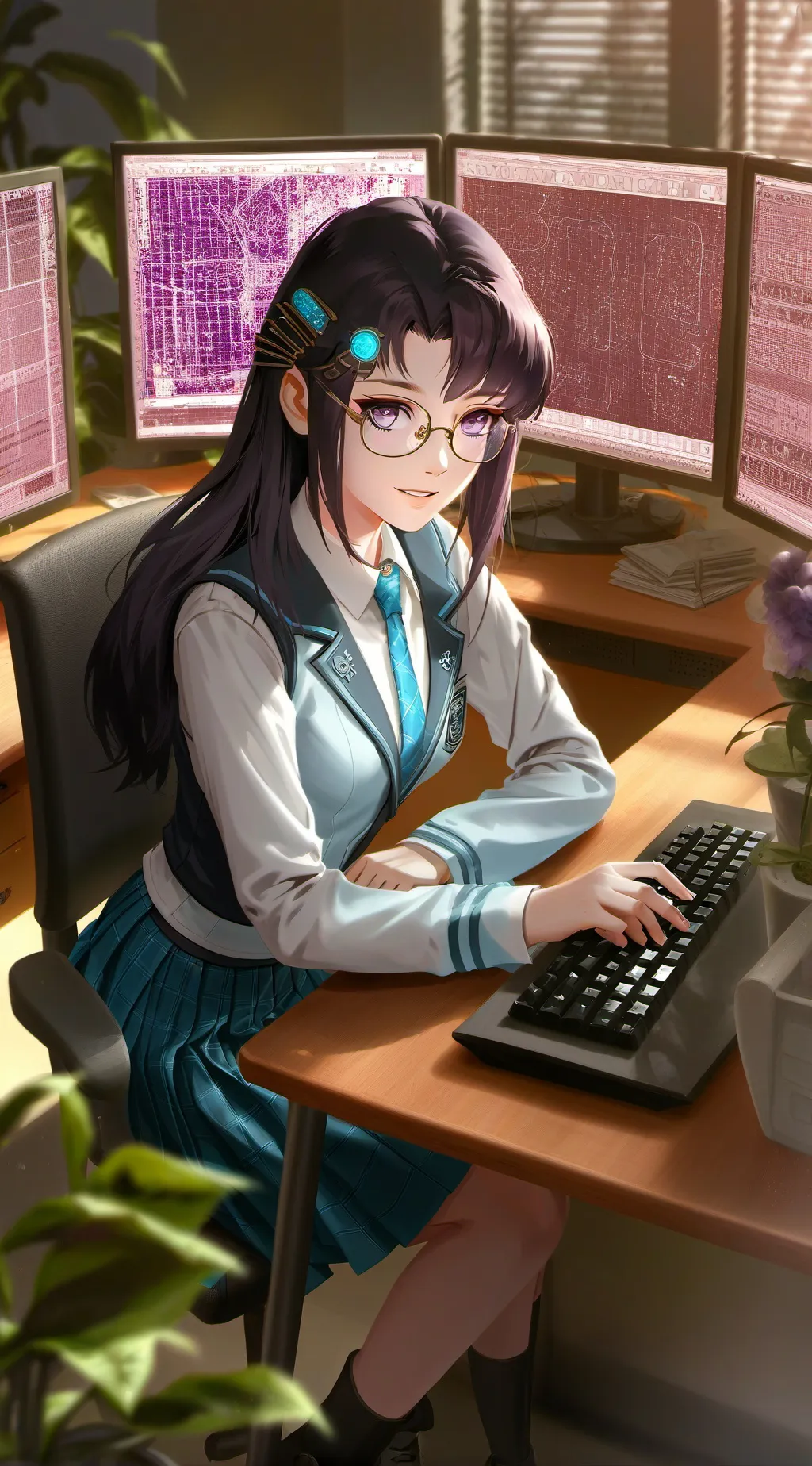 ai character: Mei background