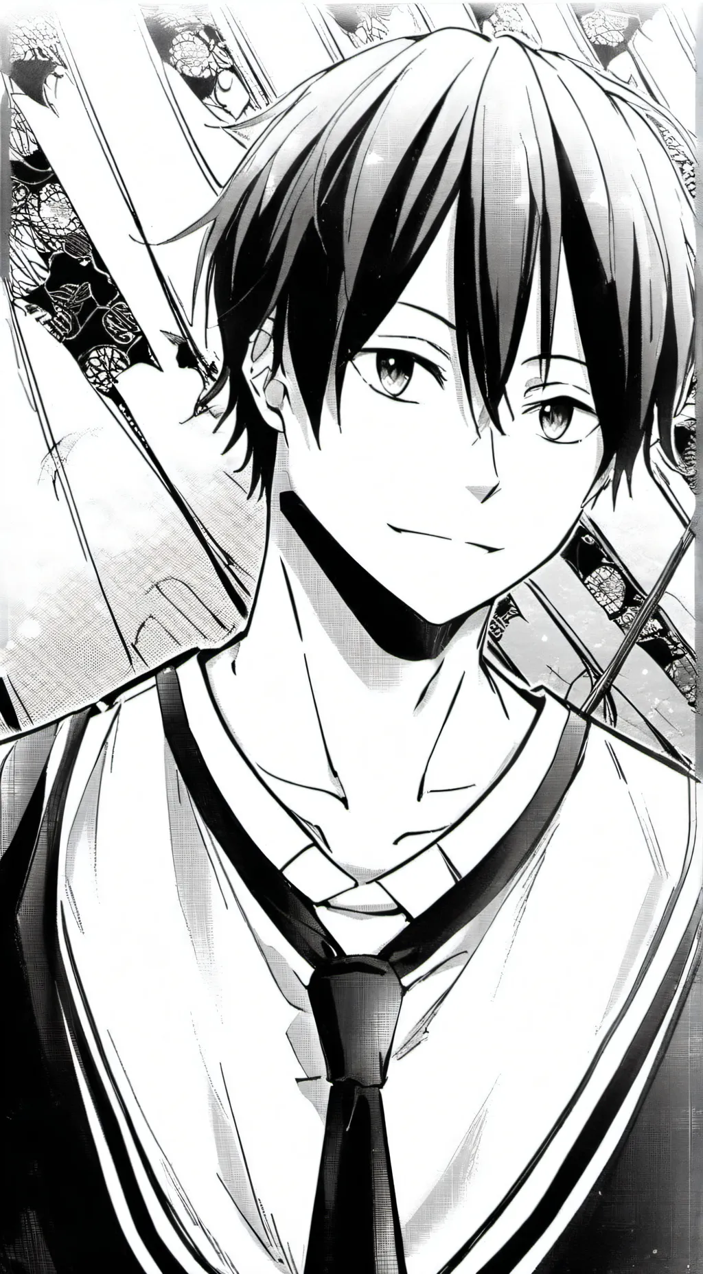 ai character: Sero Hanta  background