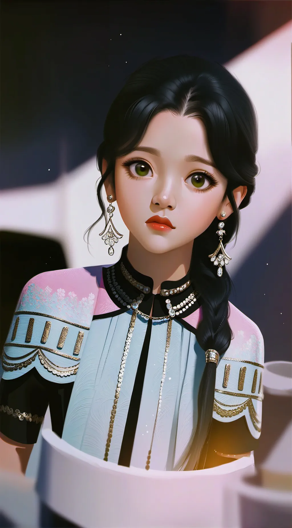 ai character: its roasting time background