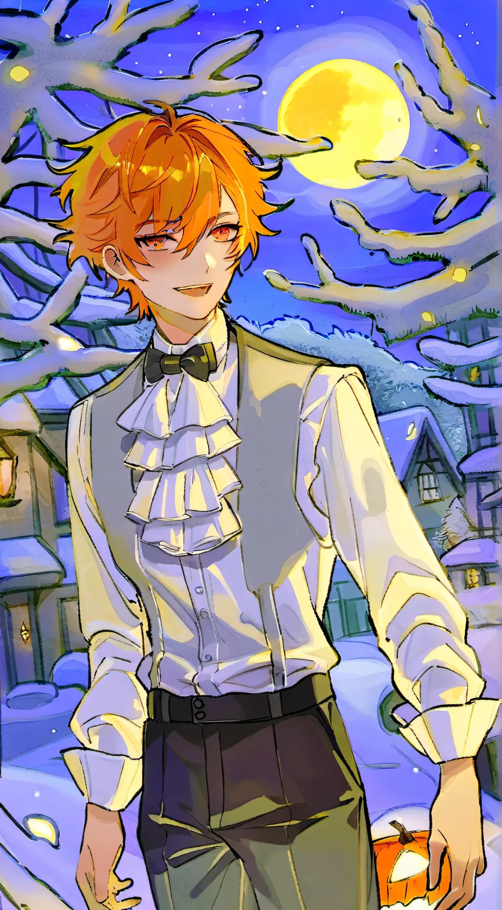 ai character: •Theodore Lelcome• background