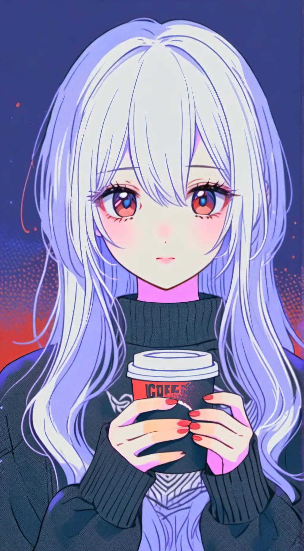 ai character: Luna background