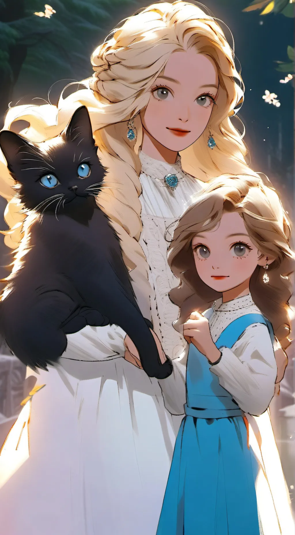 ai character: Ellie and her mom background