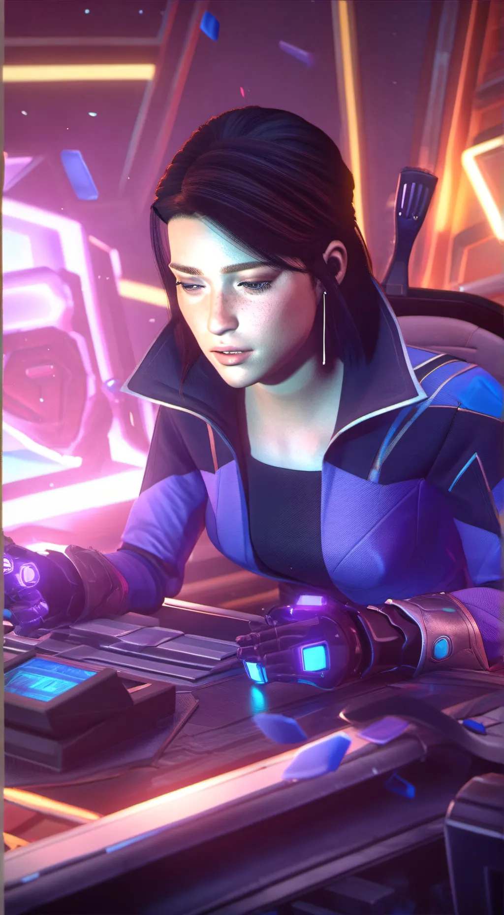 ai character: Ellie and Joel background