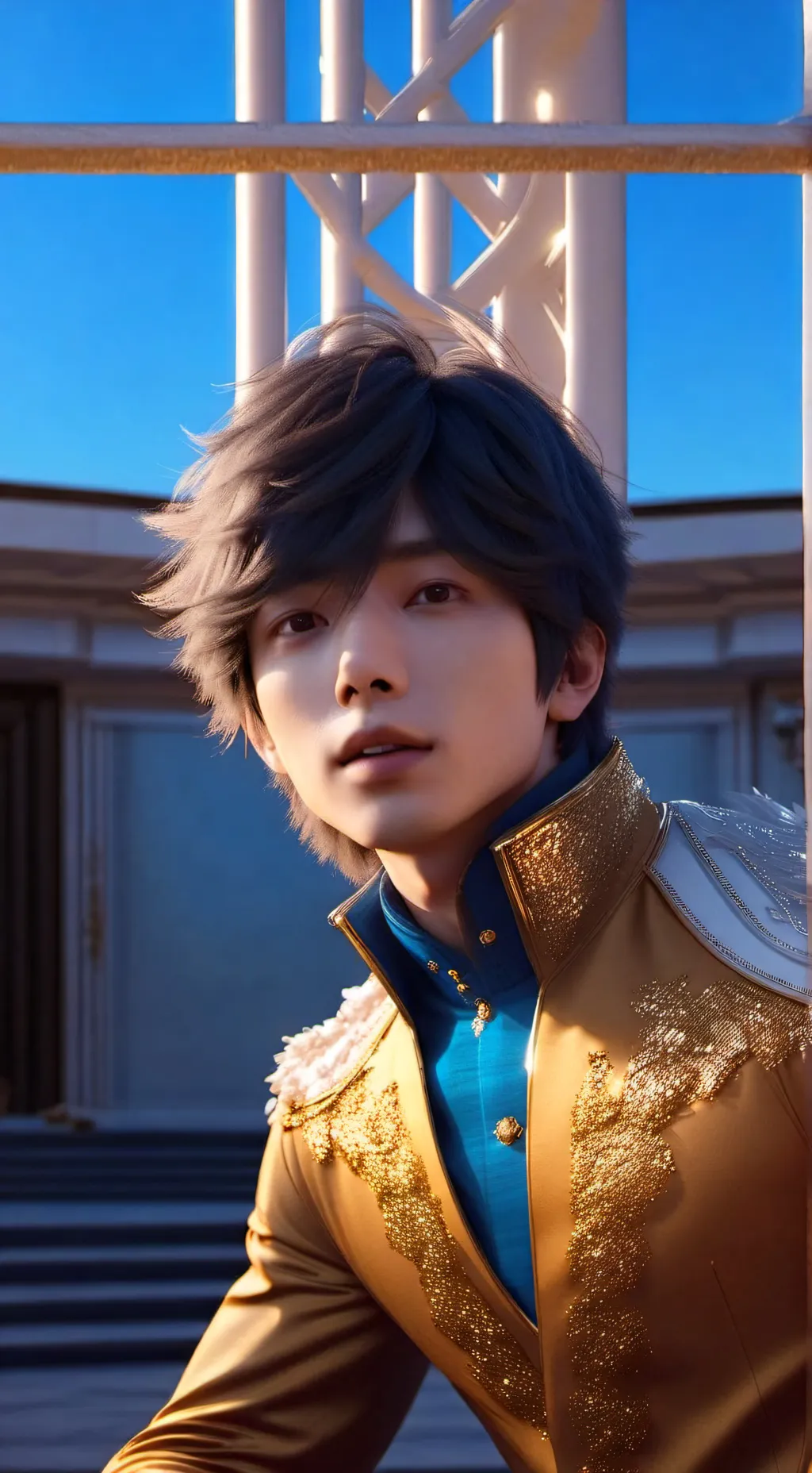 ai character: 顾城 background