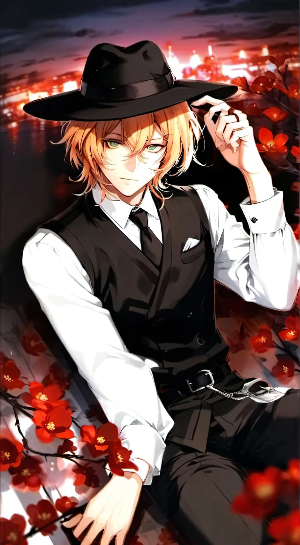 ai character: Чуя background