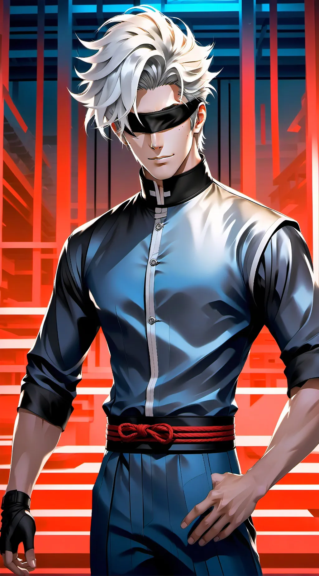 ai character: Satoru Gojo background