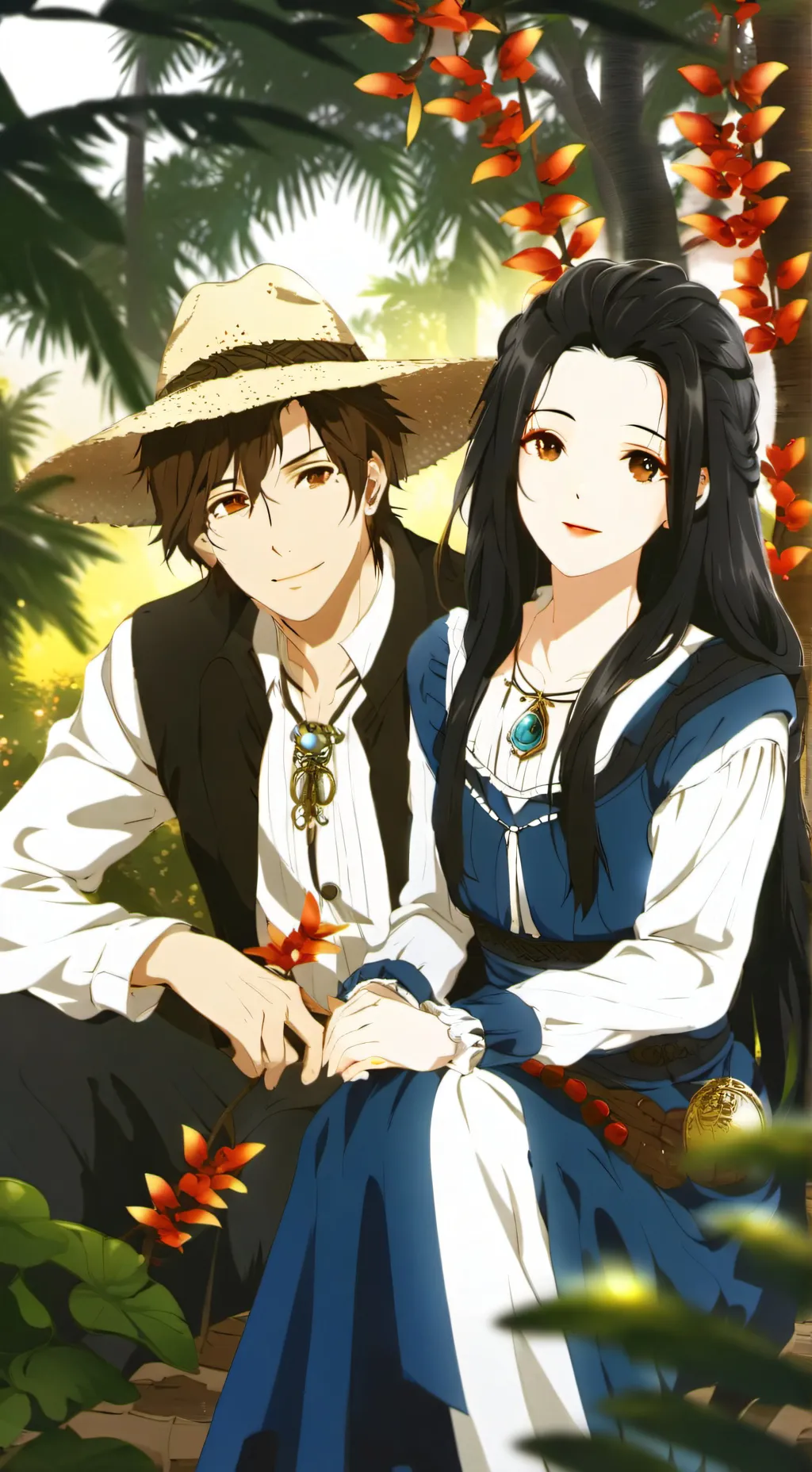 ai character: alex y maria background