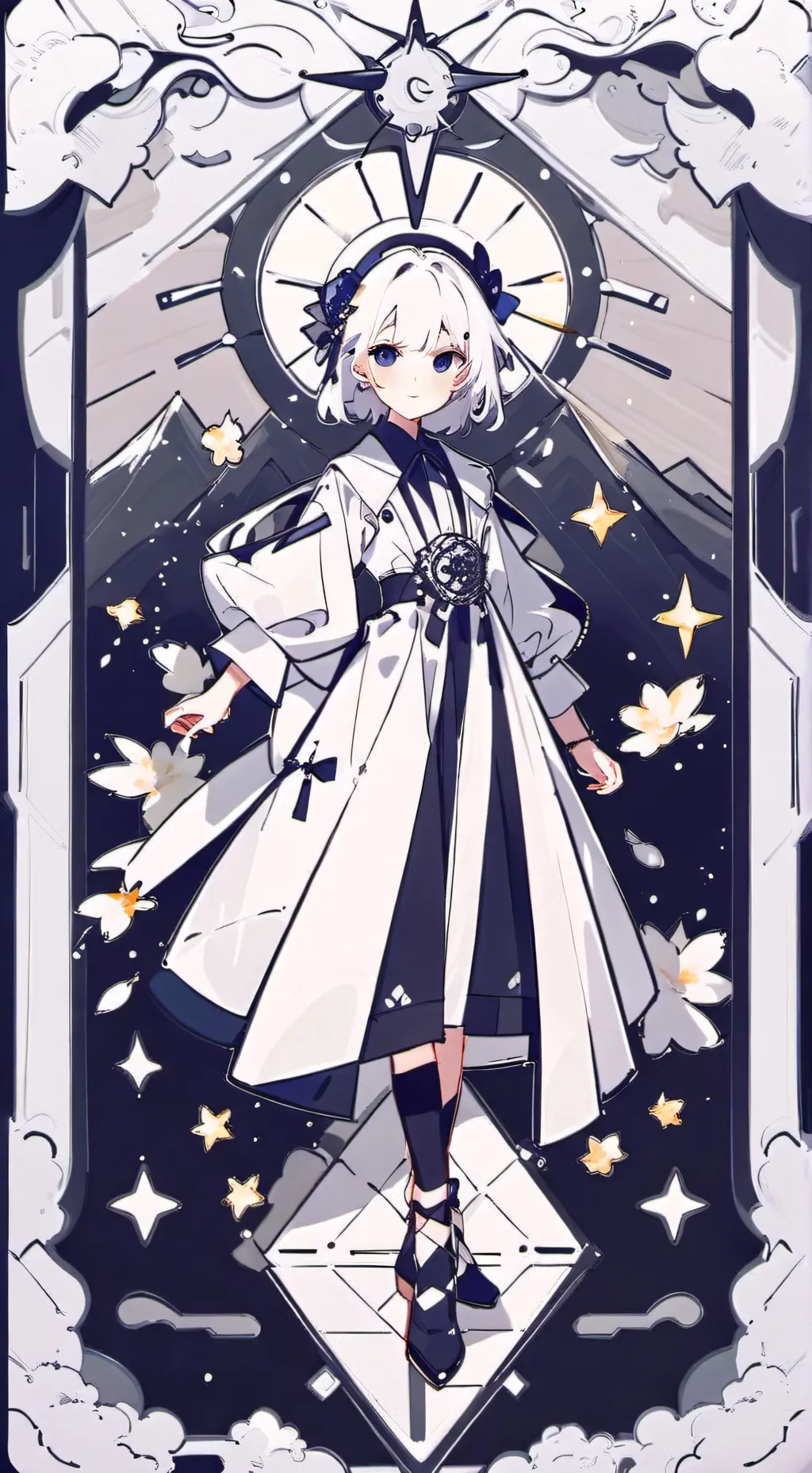 ai character: vee background