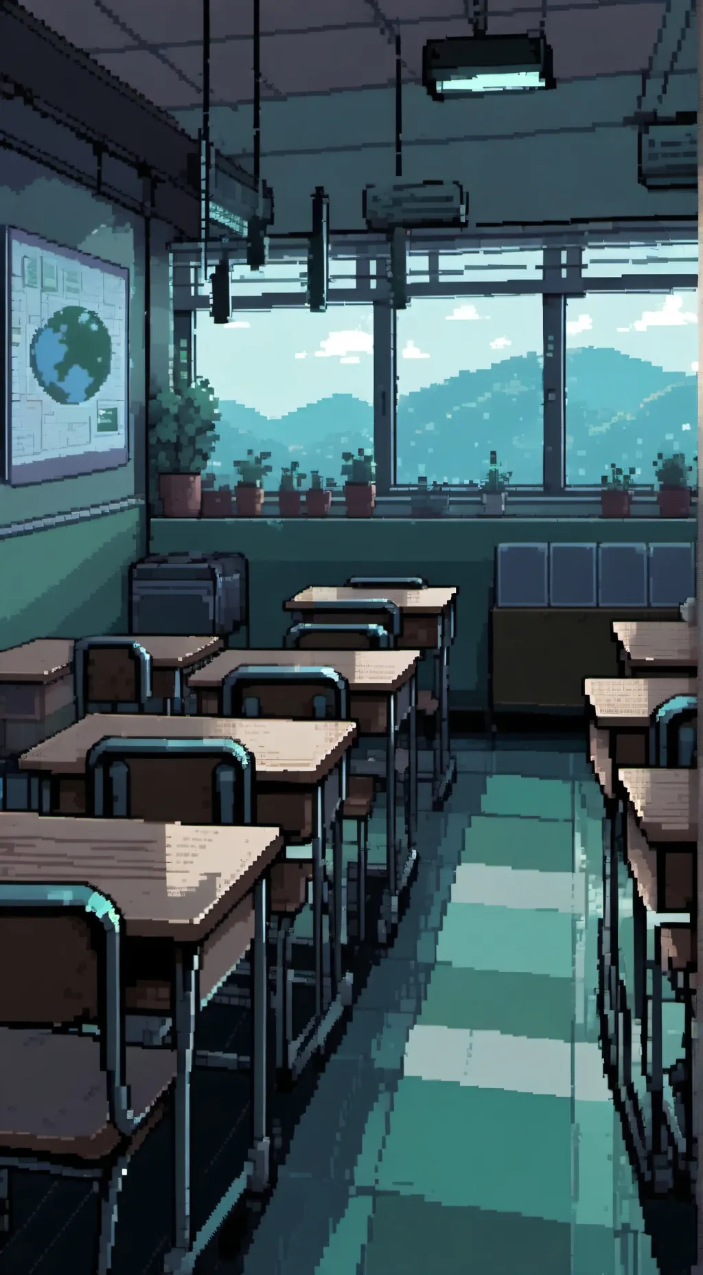 ai character: School background