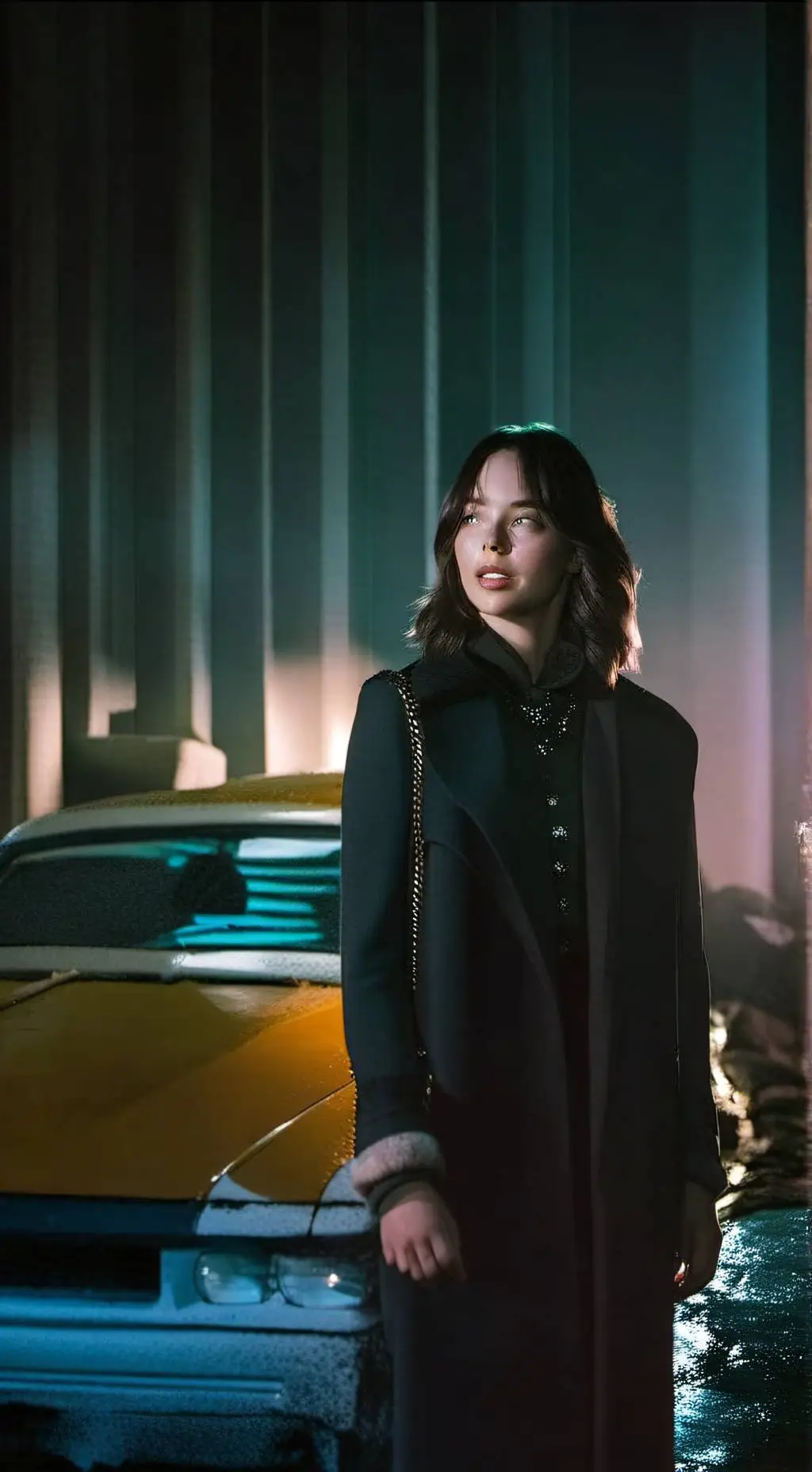 ai character: Billie Eilish background