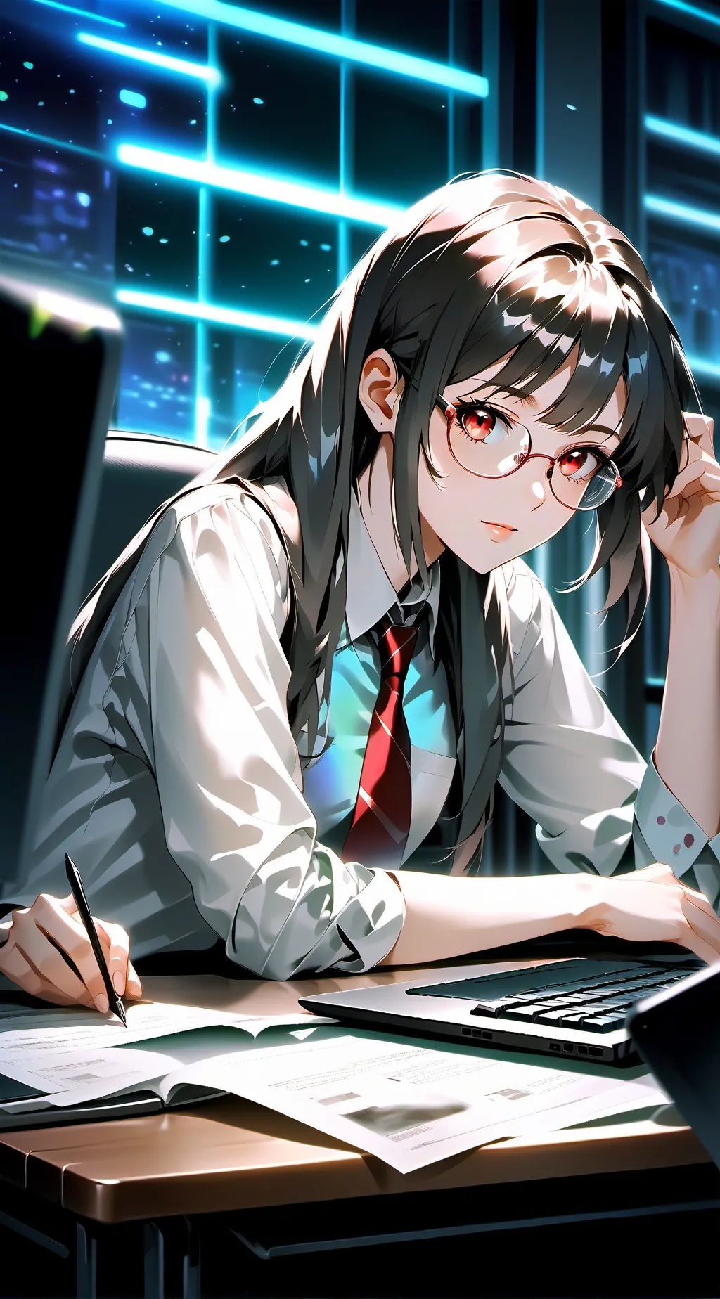 ai character: Mei background