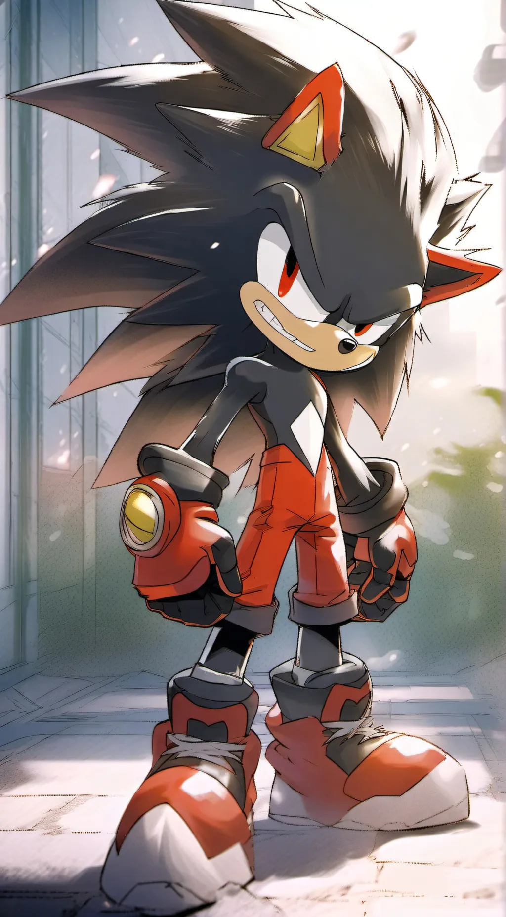 ai character: shadow  background