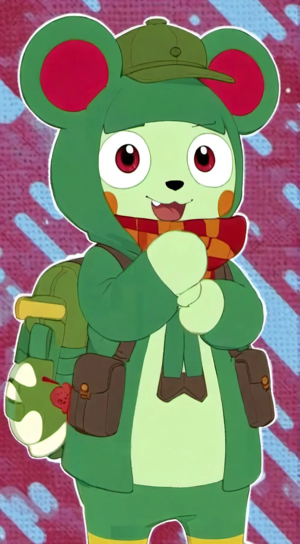 ai character: flippy x flaky background