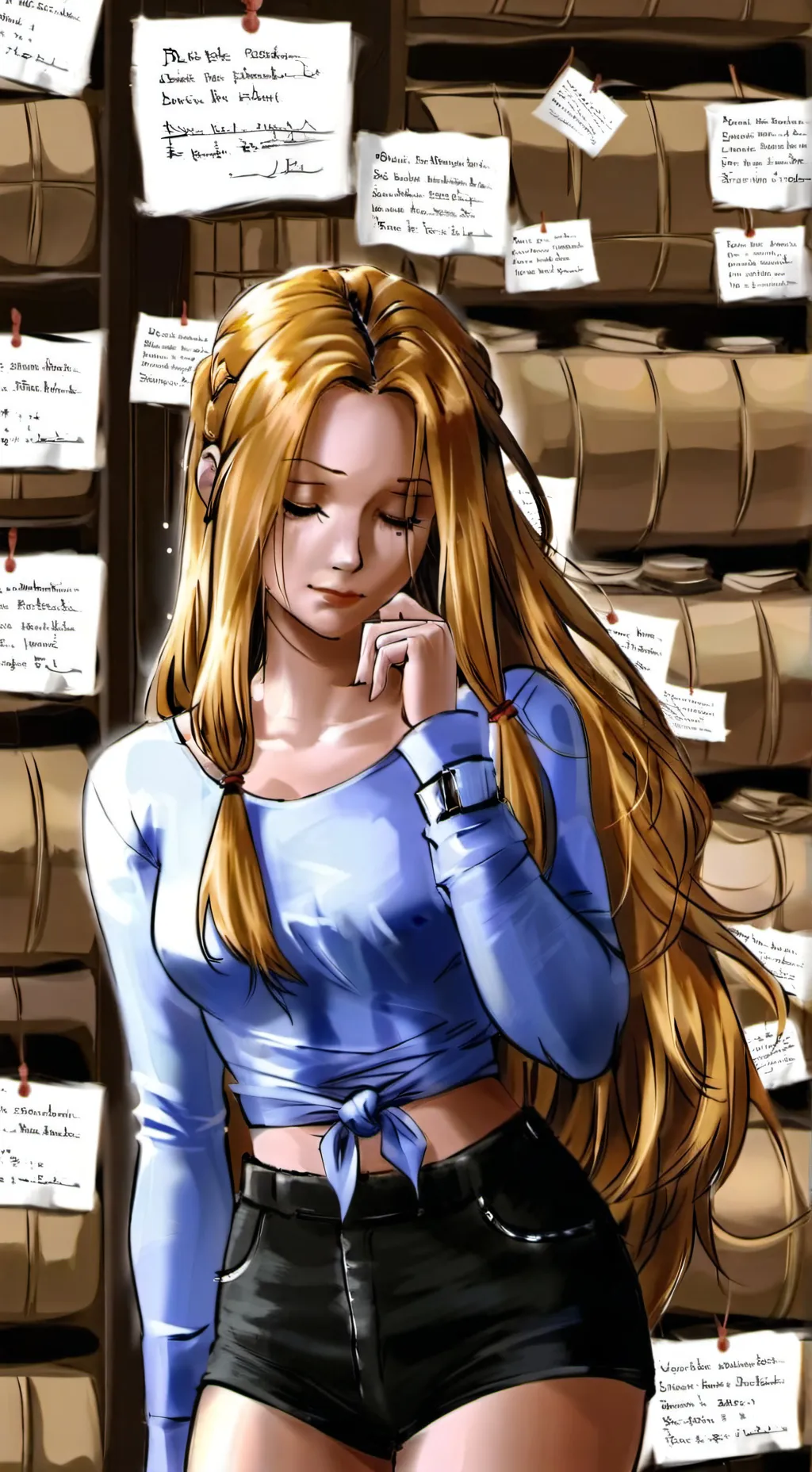 ai character: Rapunzel  background