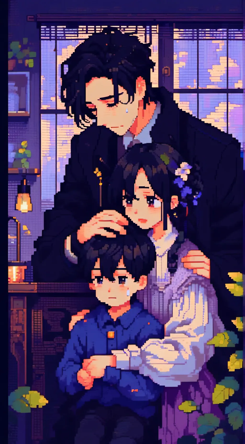 ai character: Harvey ALEX G. :)) background