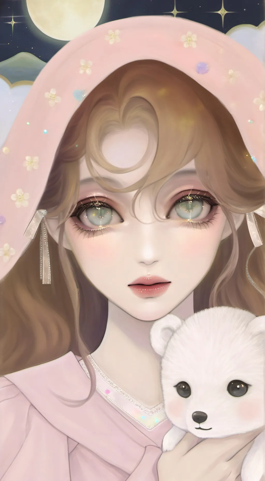 ai character: 𝕍𝕚𝕔𝕥𝕠𝕣𝕚𝕒 🖤🤍✨ background