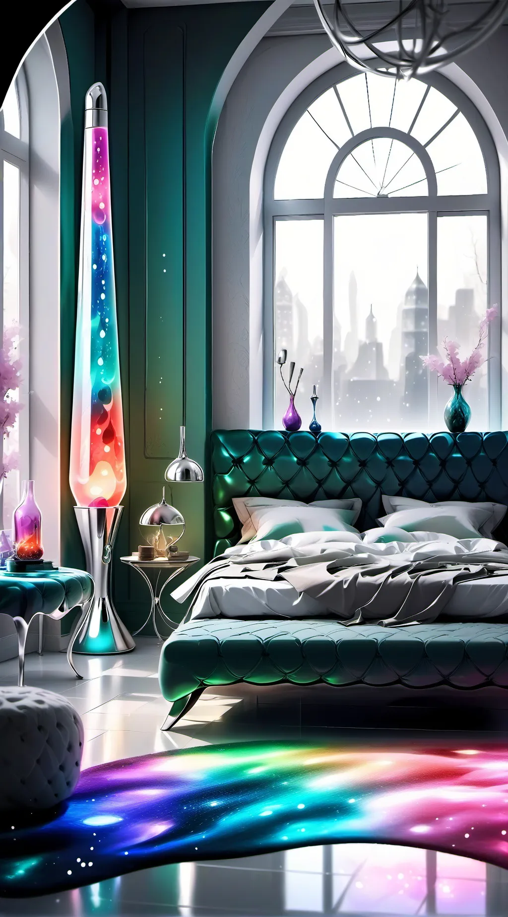 ai character: Beautiful Room 😍💙🌹 background