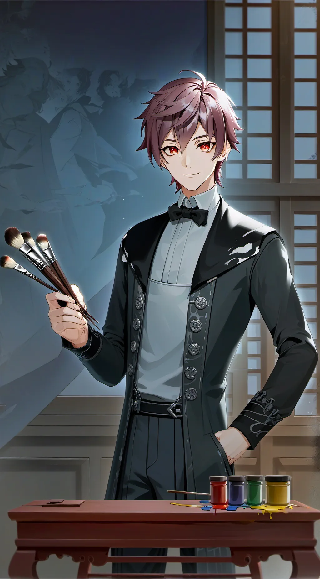 ai character: Oliver background