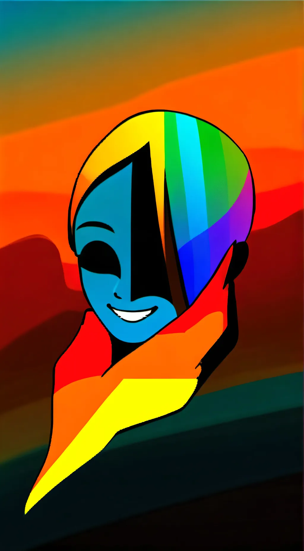 ai character: Sprunki among us background