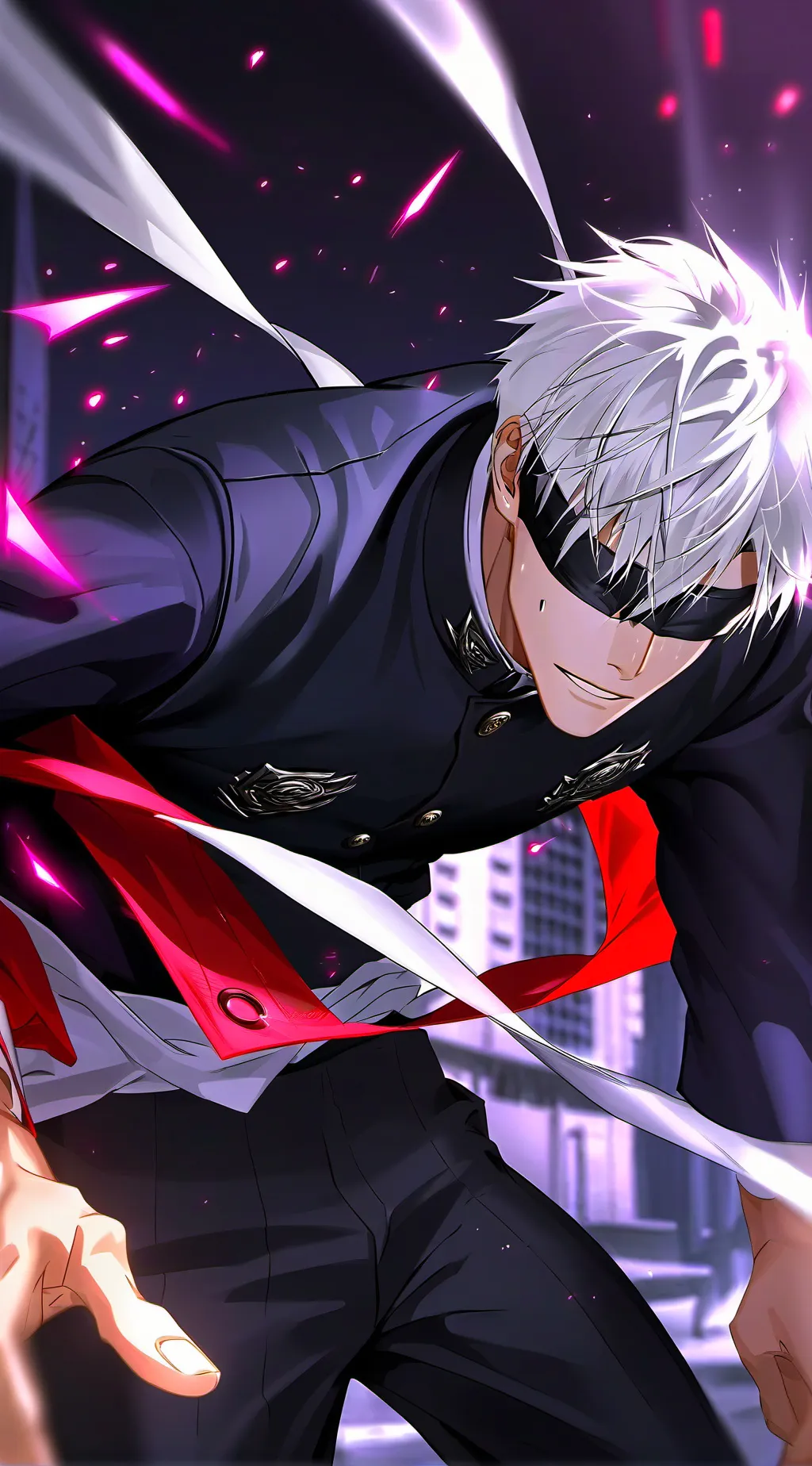 ai character: Satoru Gojo background