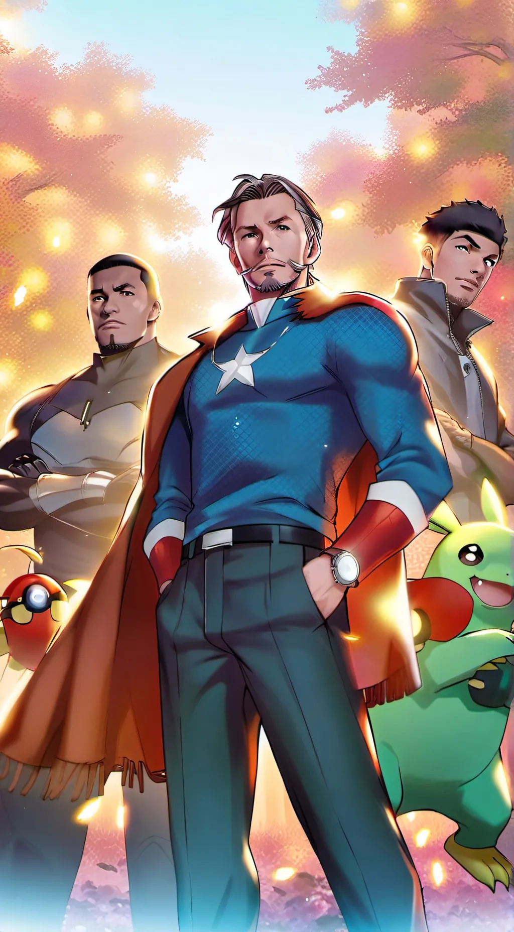 ai character: Pokémonxavengers background