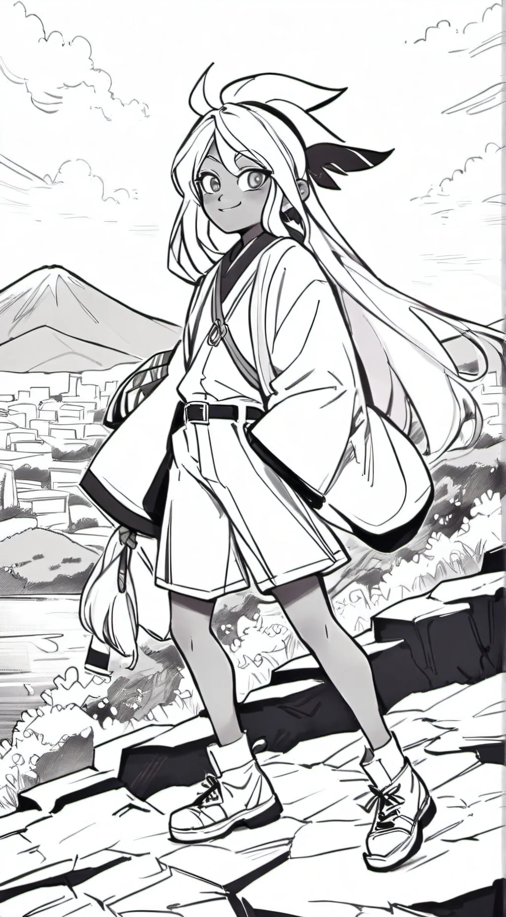 ai character: You X mirko. background