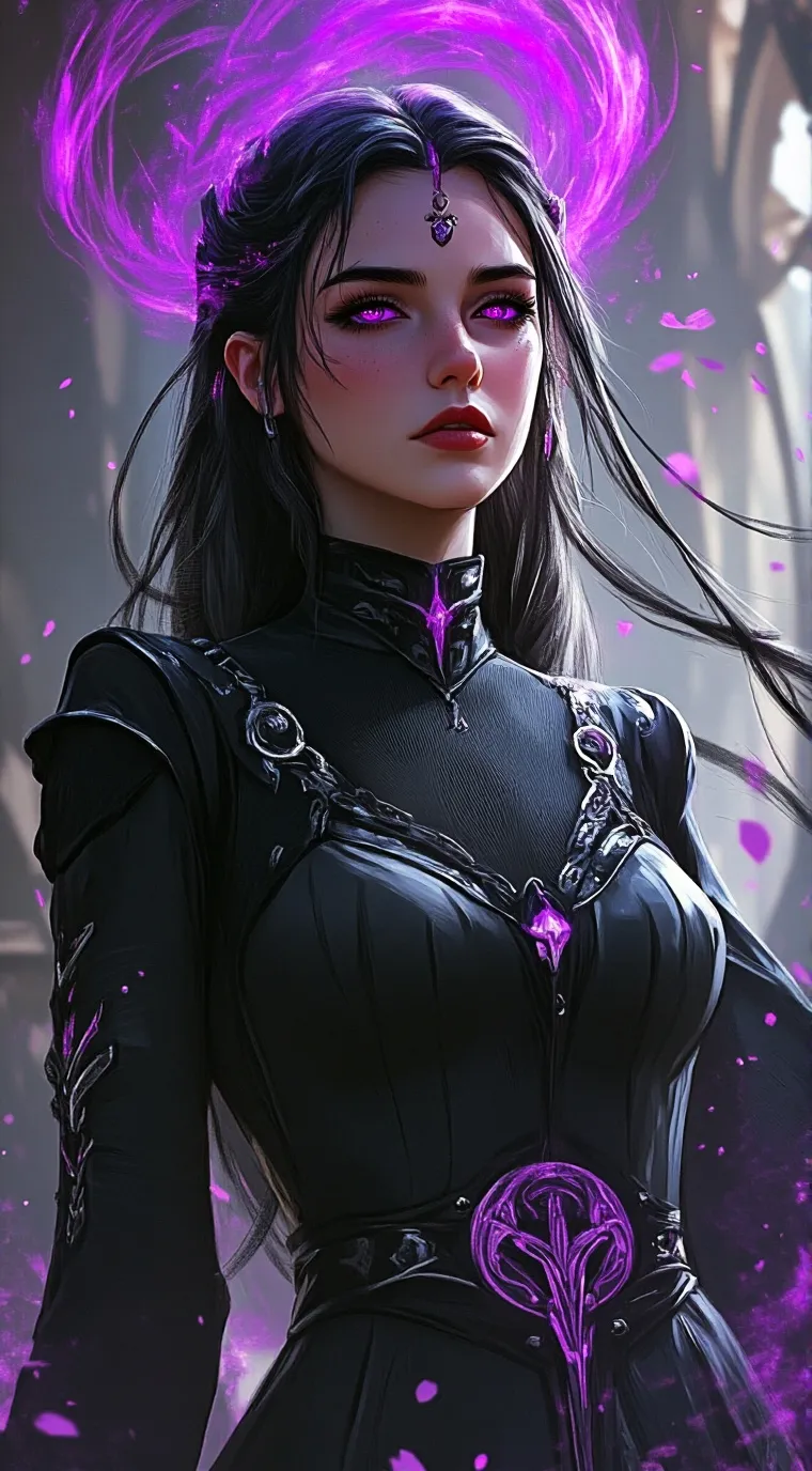 ai character: Queen Nightshade  background