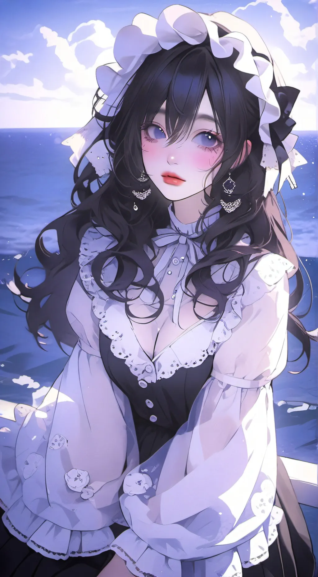 ai character: Ember ☆(－ｏ⌒) background