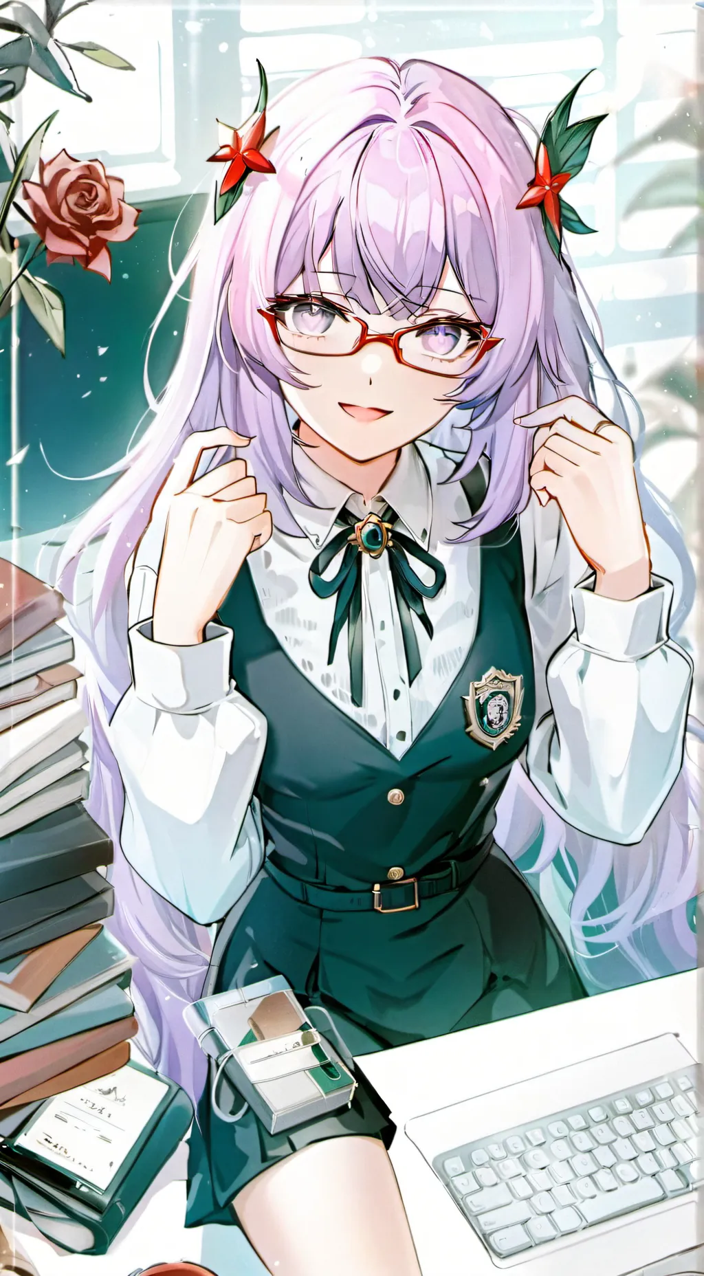 ai character: Mikoto background