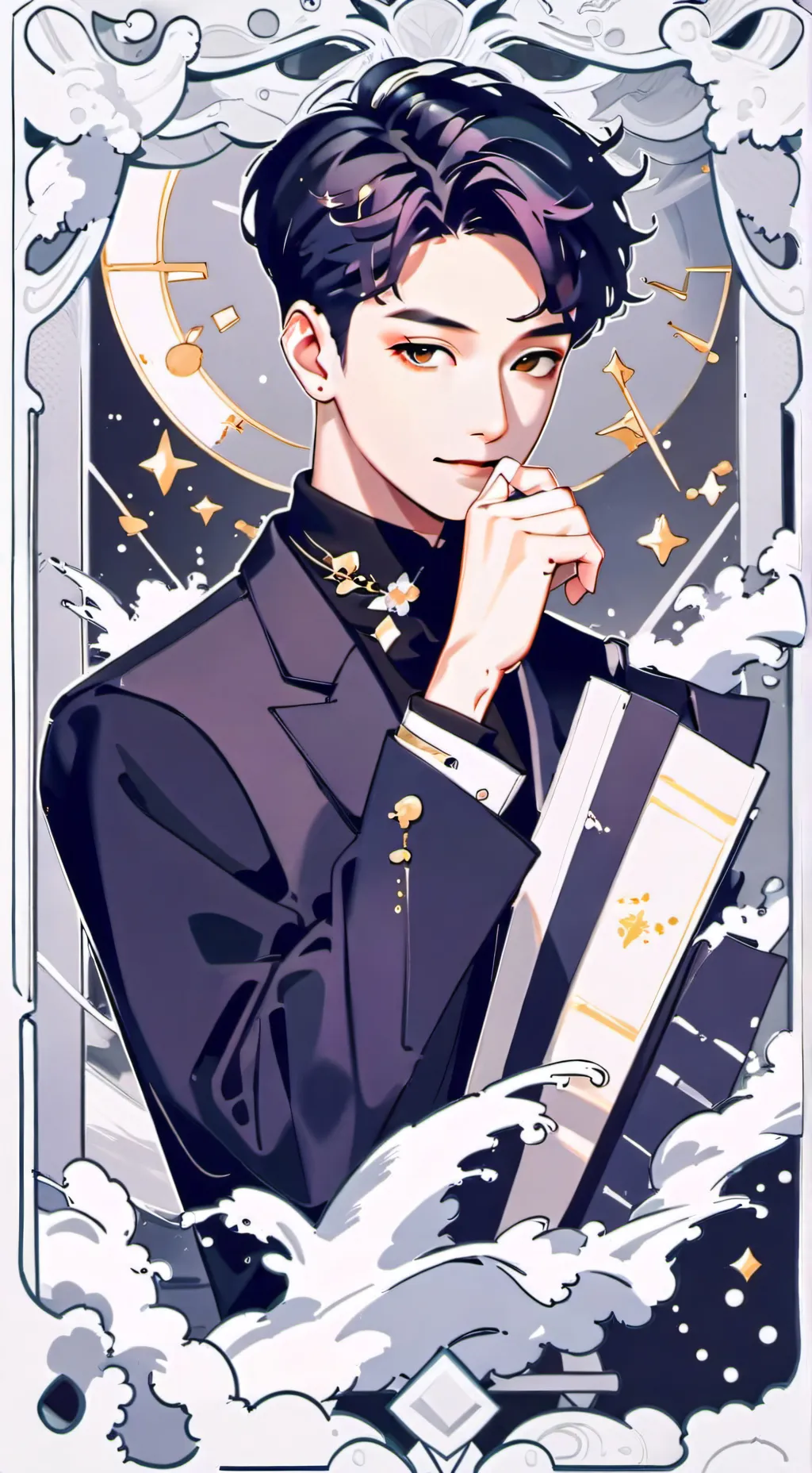 ai character: Thanos background