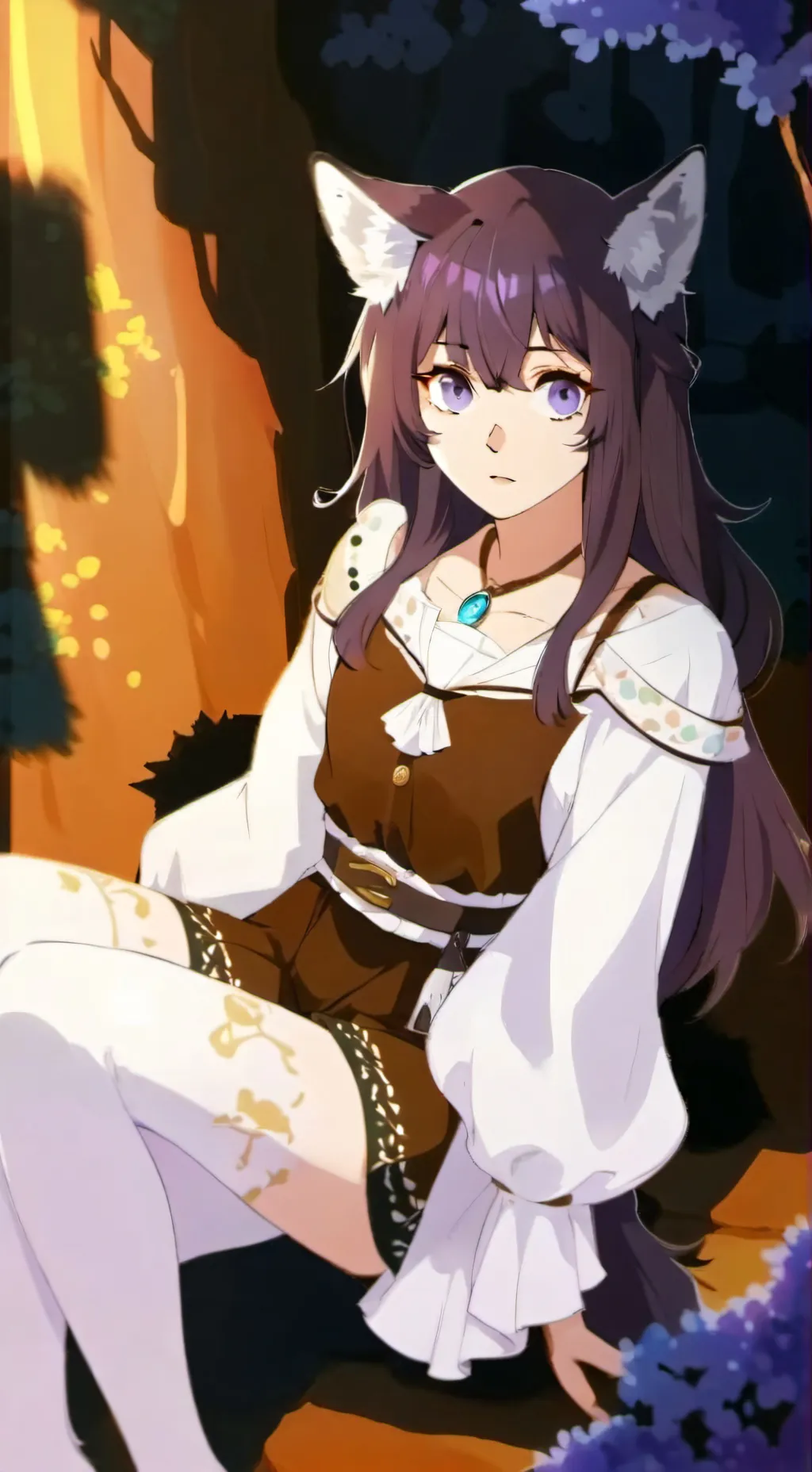 ai character: Rose background