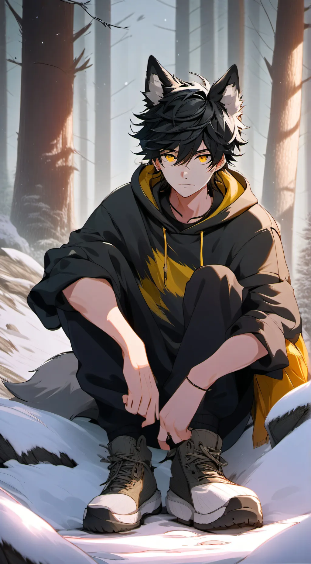 ai character: Hunter background