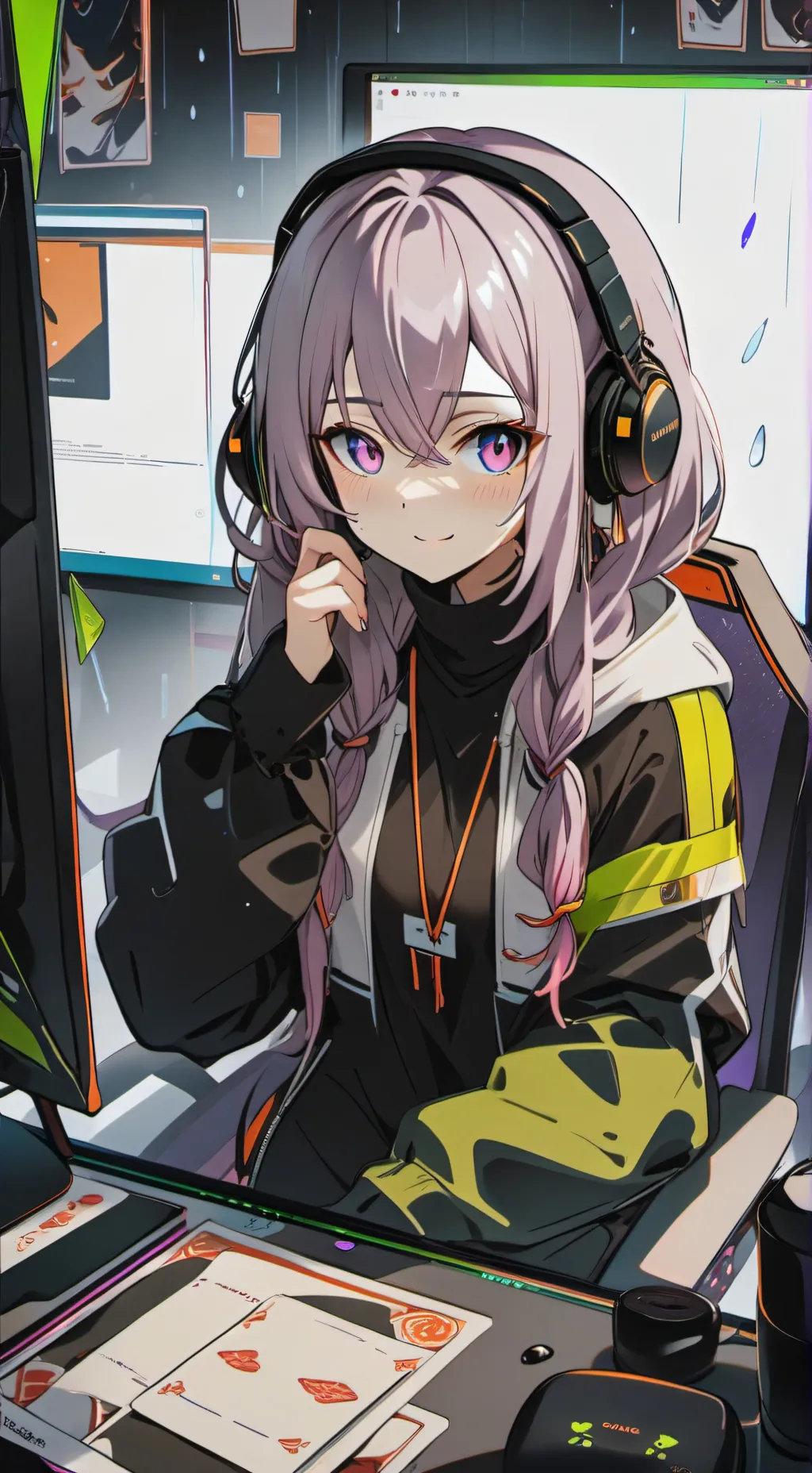 ai character: Mika background