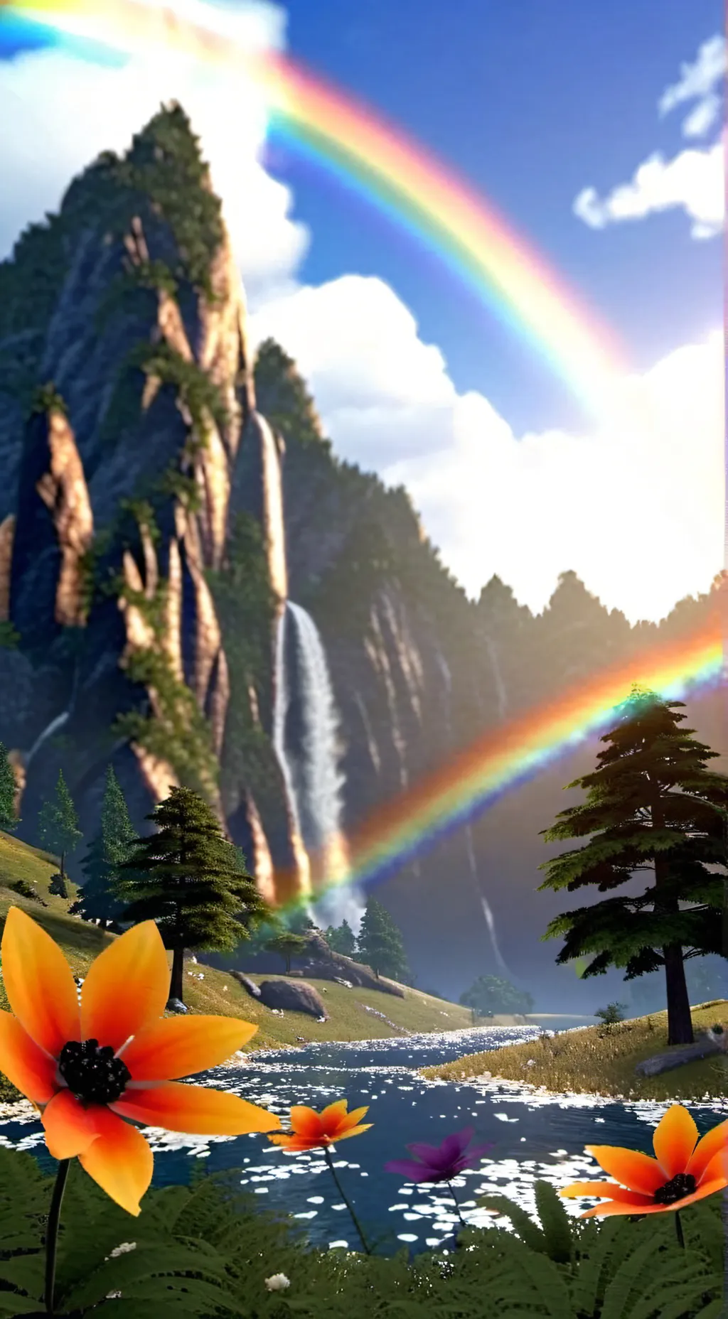 ai character: dandys world🏳️‍🌈🌈 background