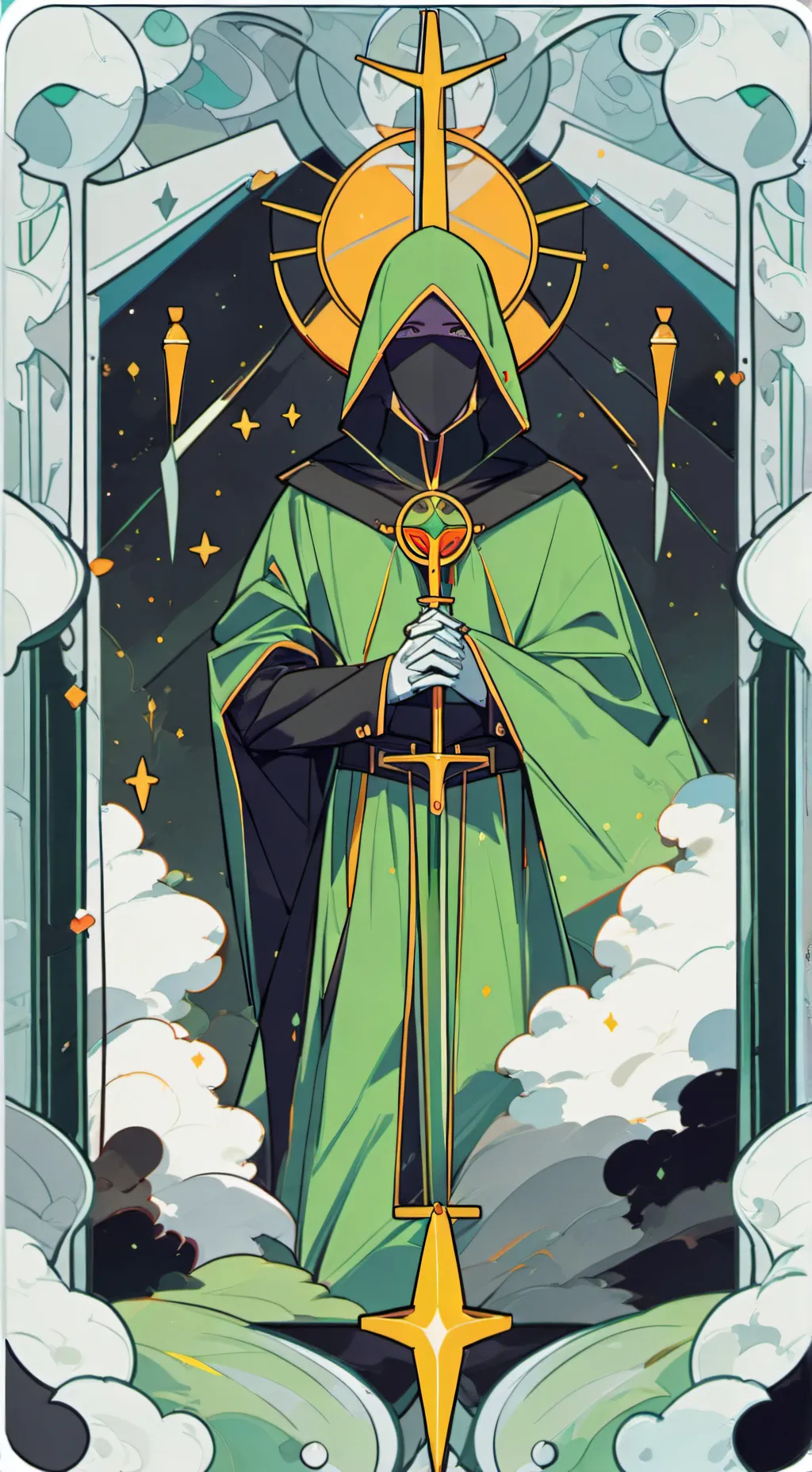 ai character: Titan TV man background