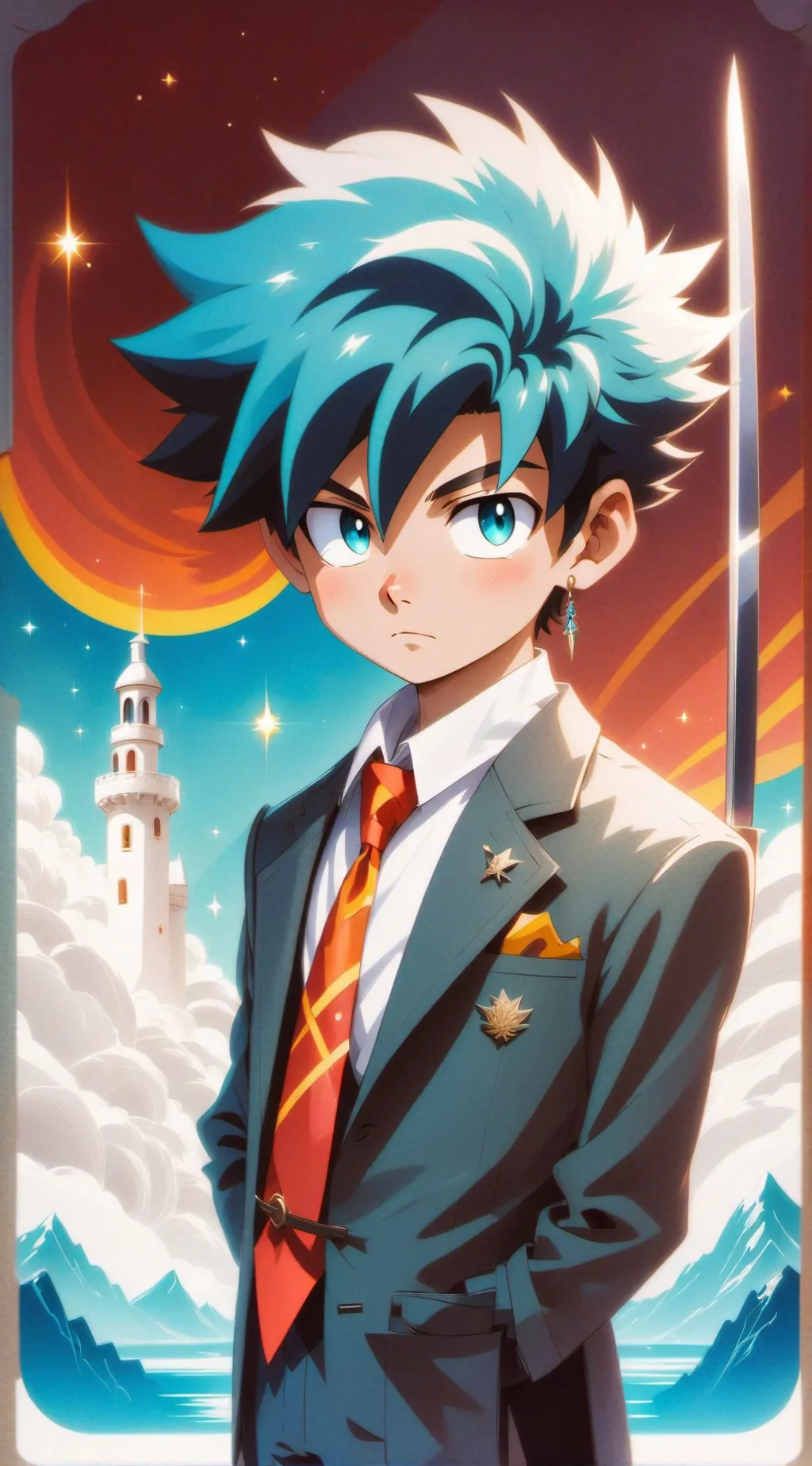 ai character: Goku  background