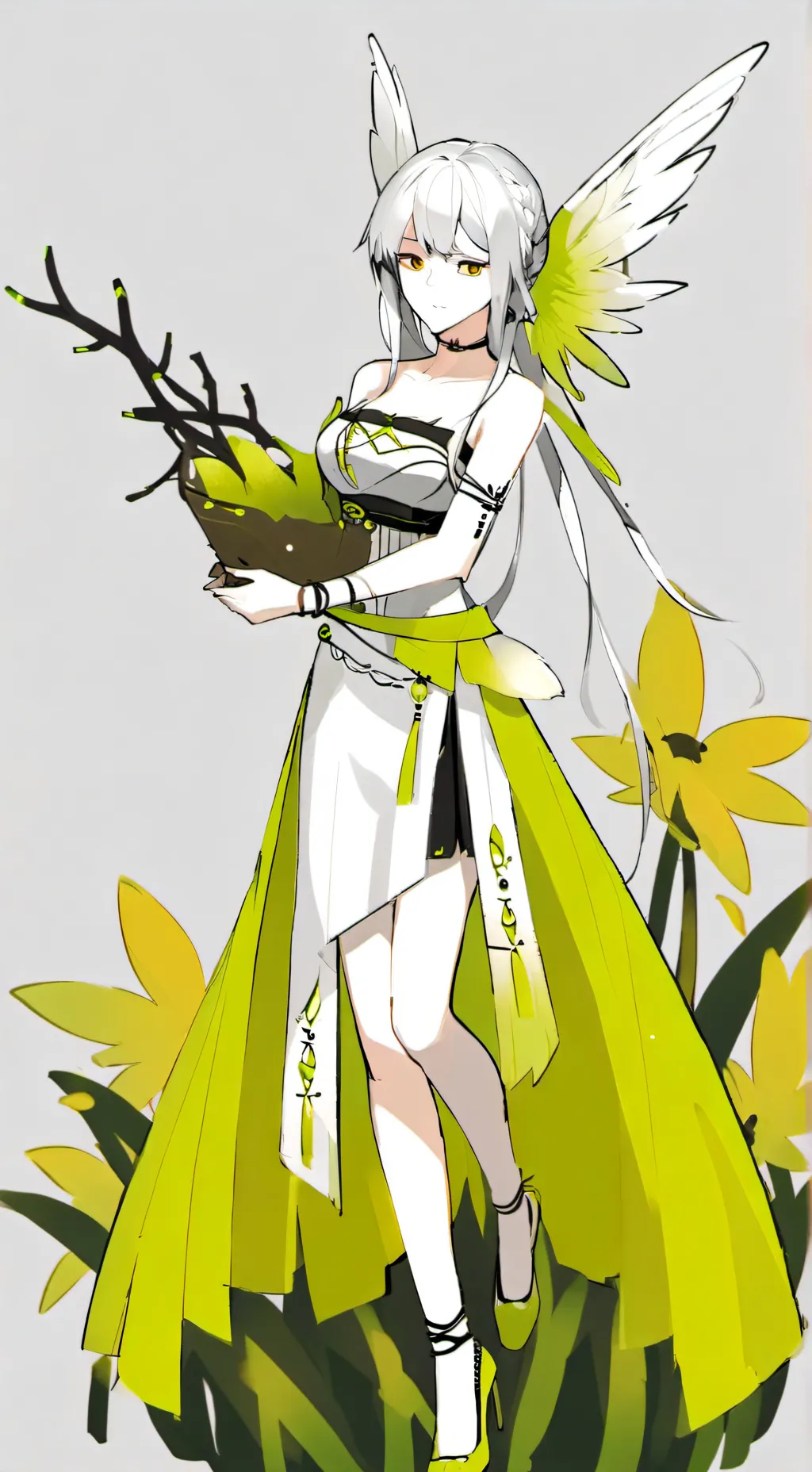 ai character: boda en kny background