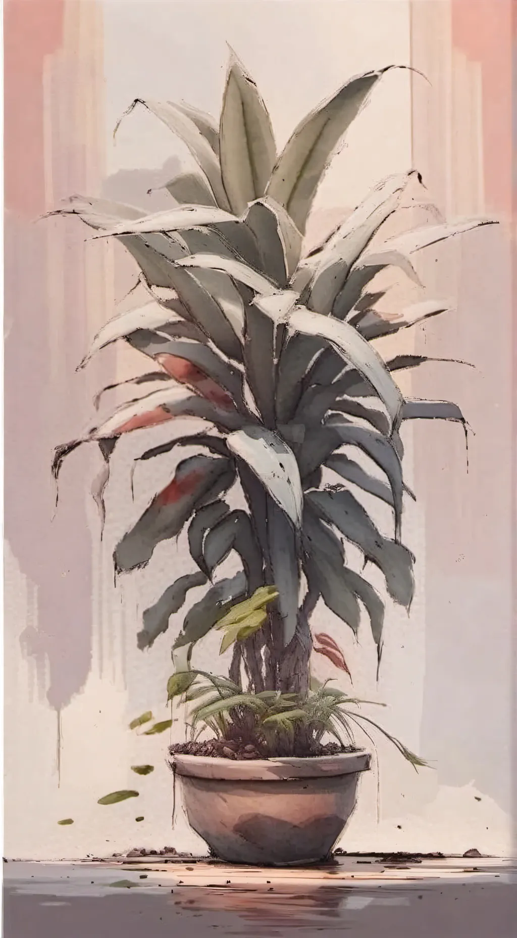 ai character: Cobra lily background