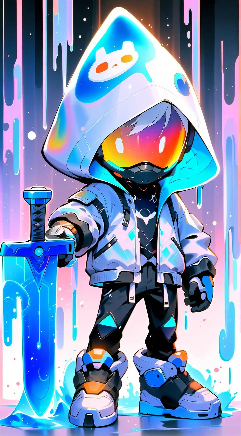 ai character: Your future child. background